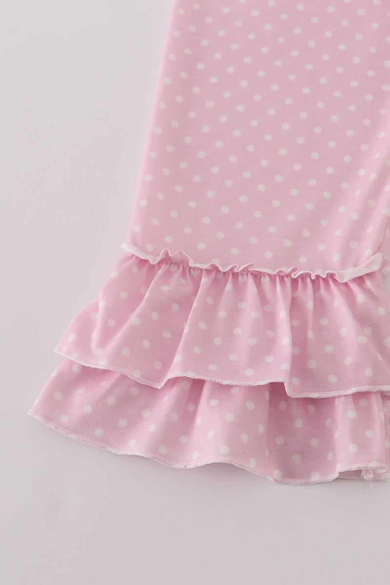 Blue character applique dress