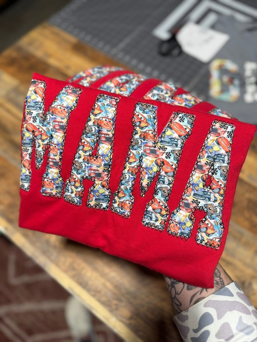 Embroidered Character
