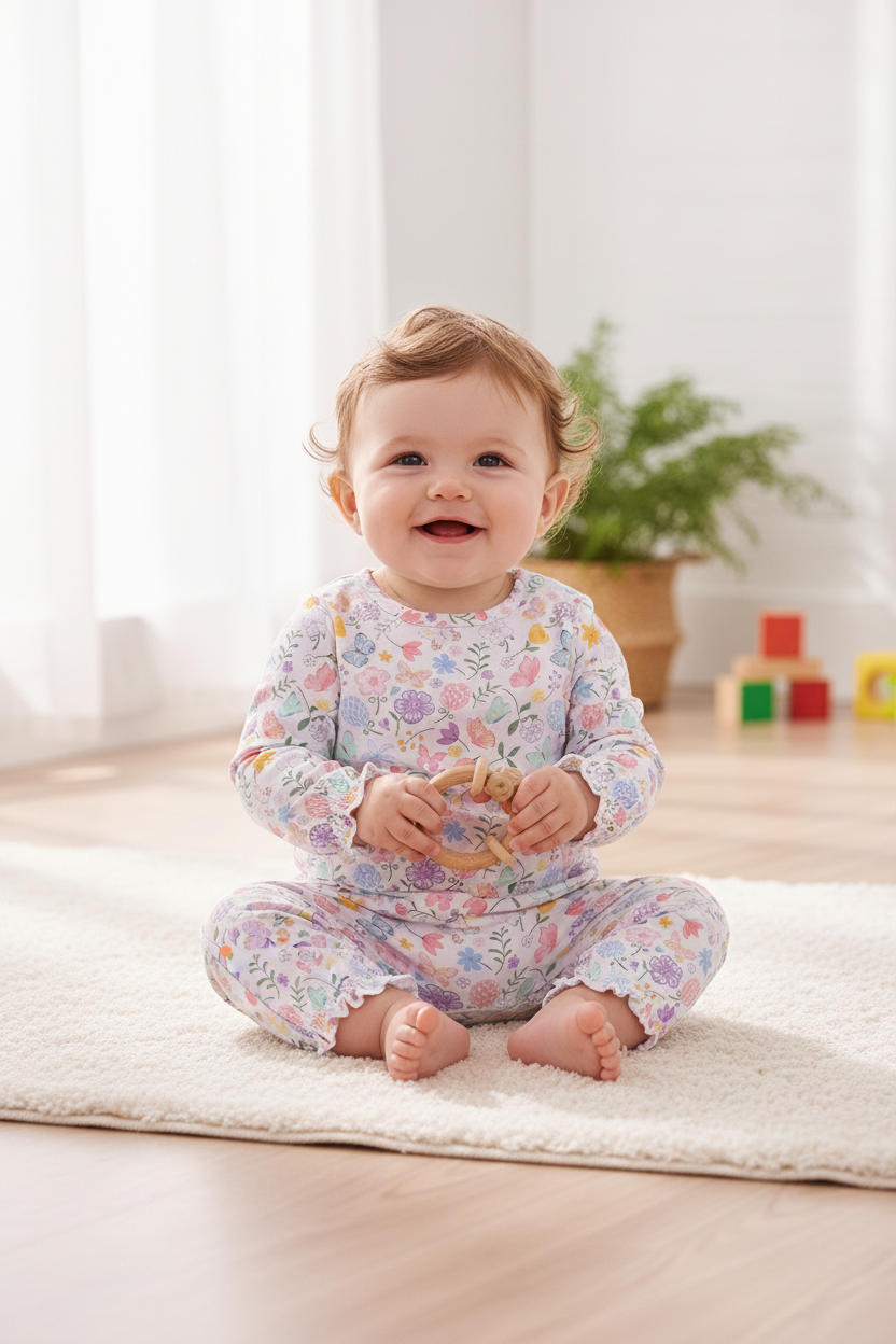 Premium butterfly garden bamboo bubble