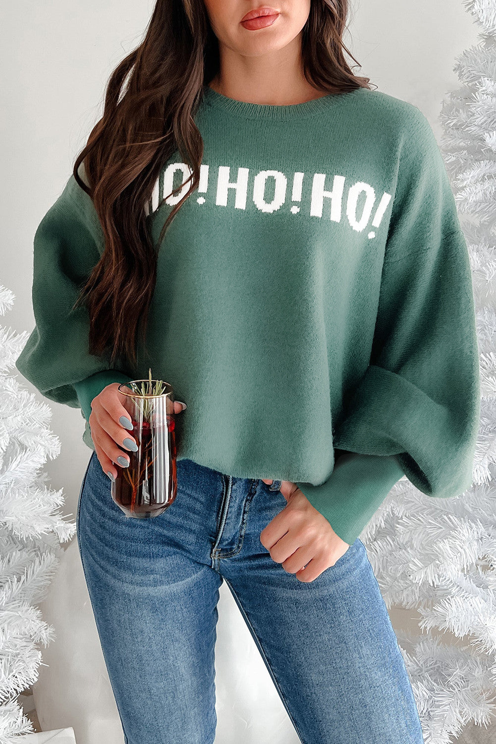 Ho Ho Ho Merry Loose Sweater FB