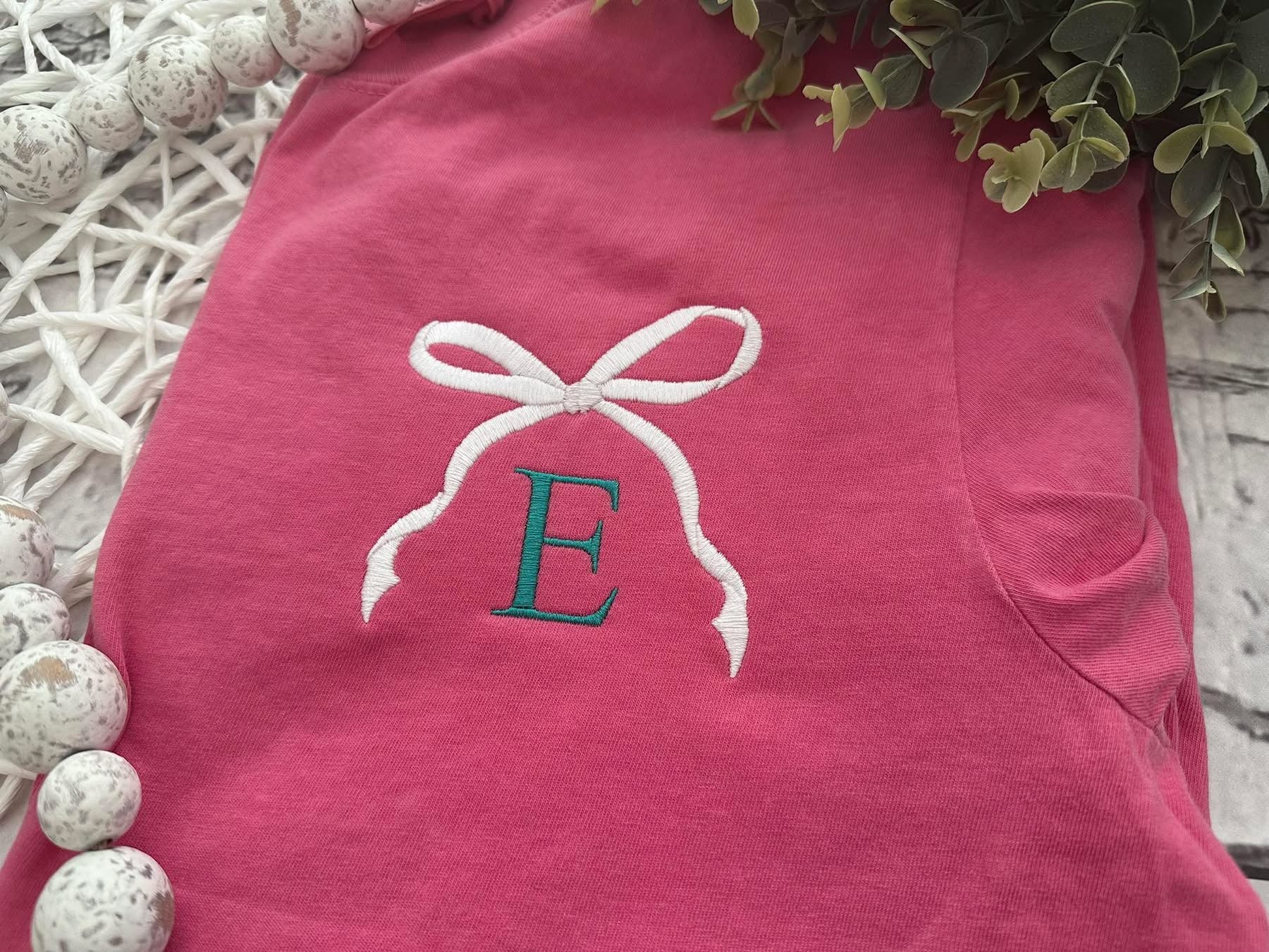 Bow Pocket Monogram