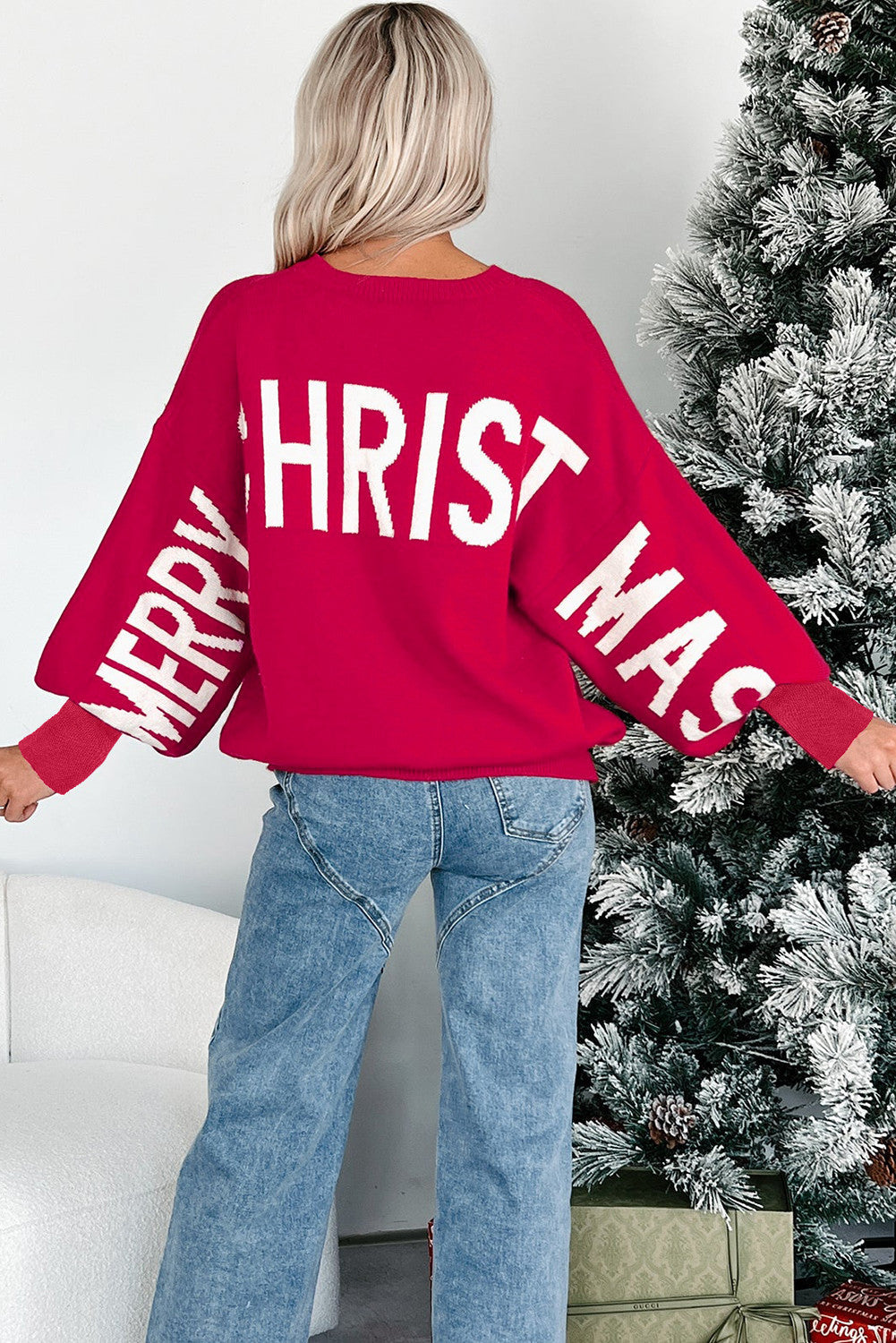 Ho Ho Ho Merry Loose Sweater FB