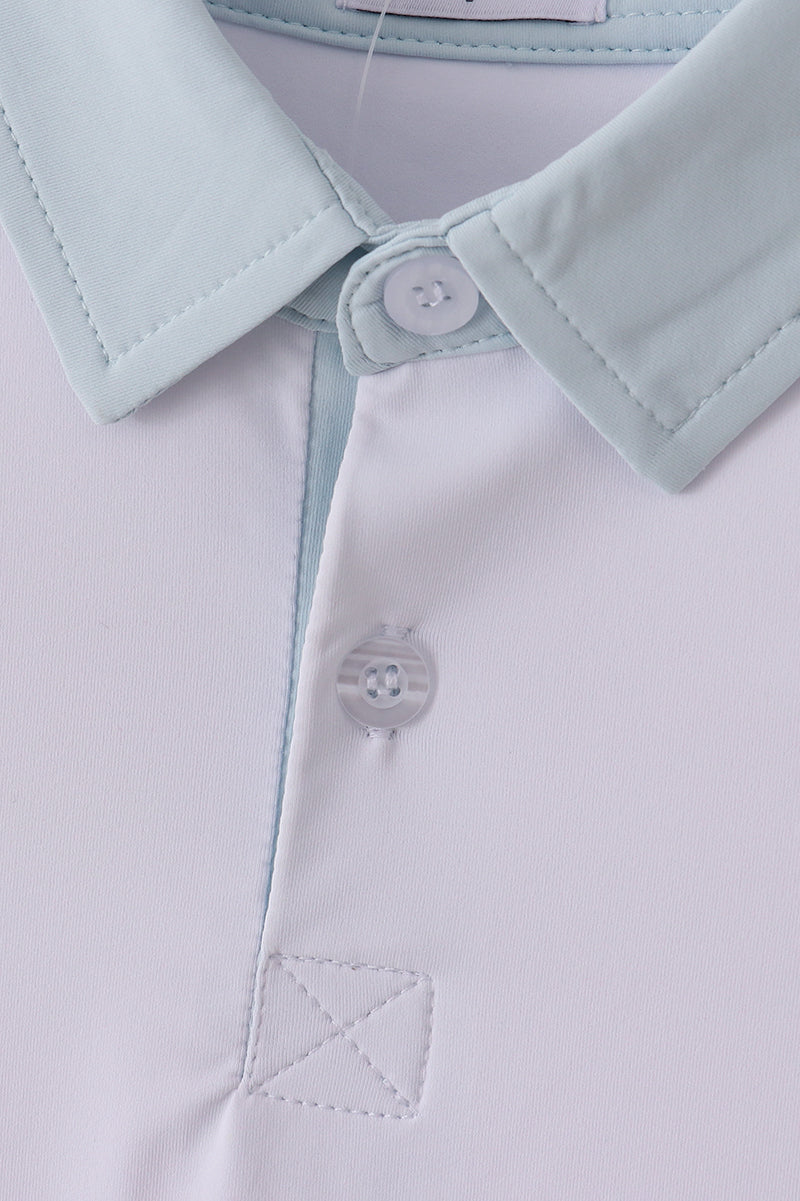 Blue active shorts set