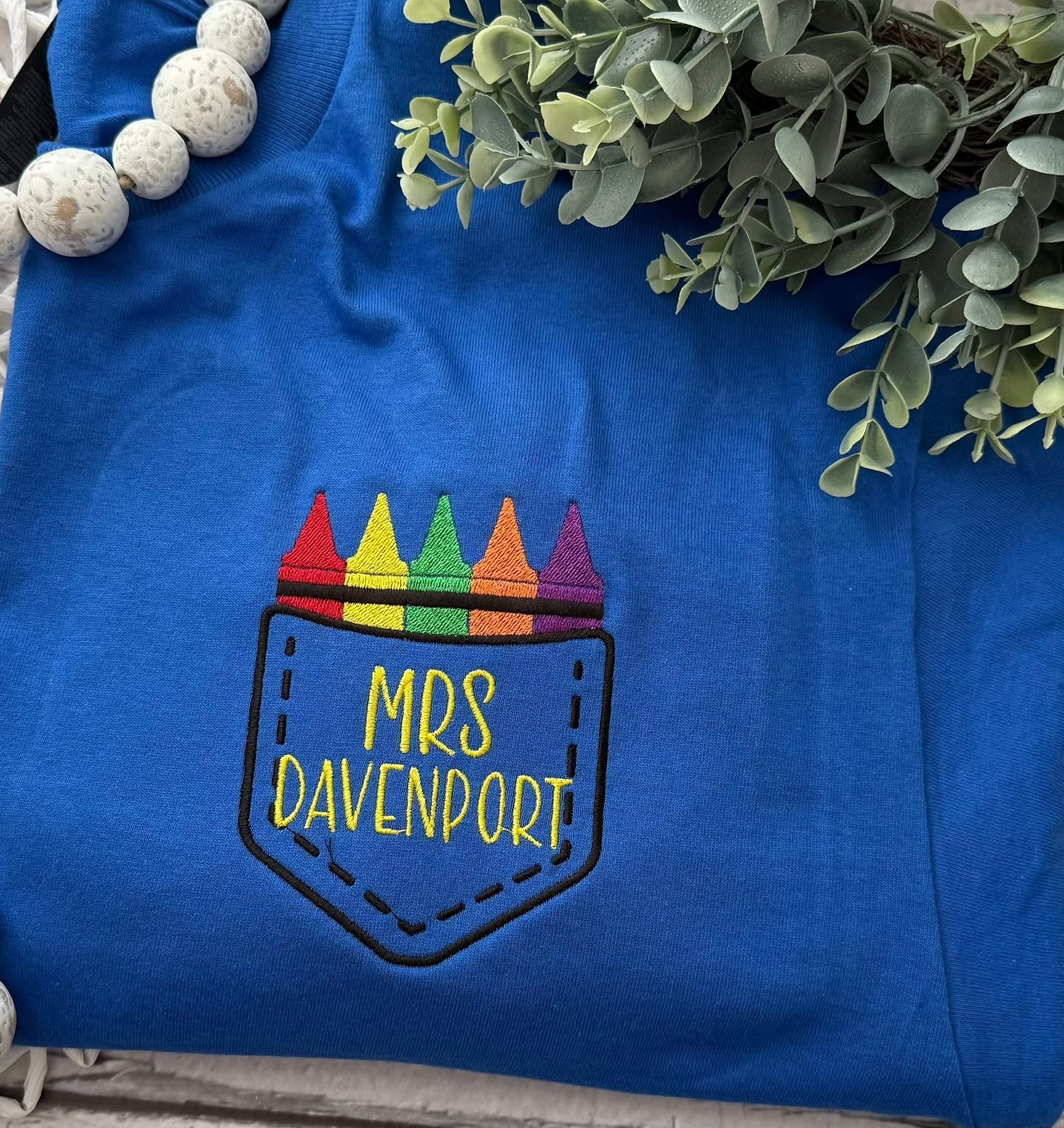 Crayon Pocket Monogram