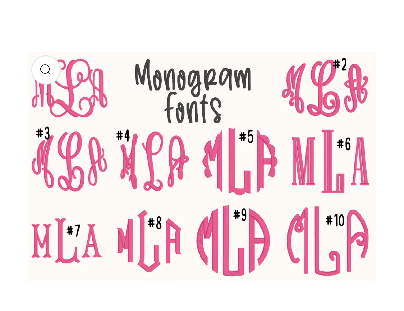 Pocket Monogram Embroidery