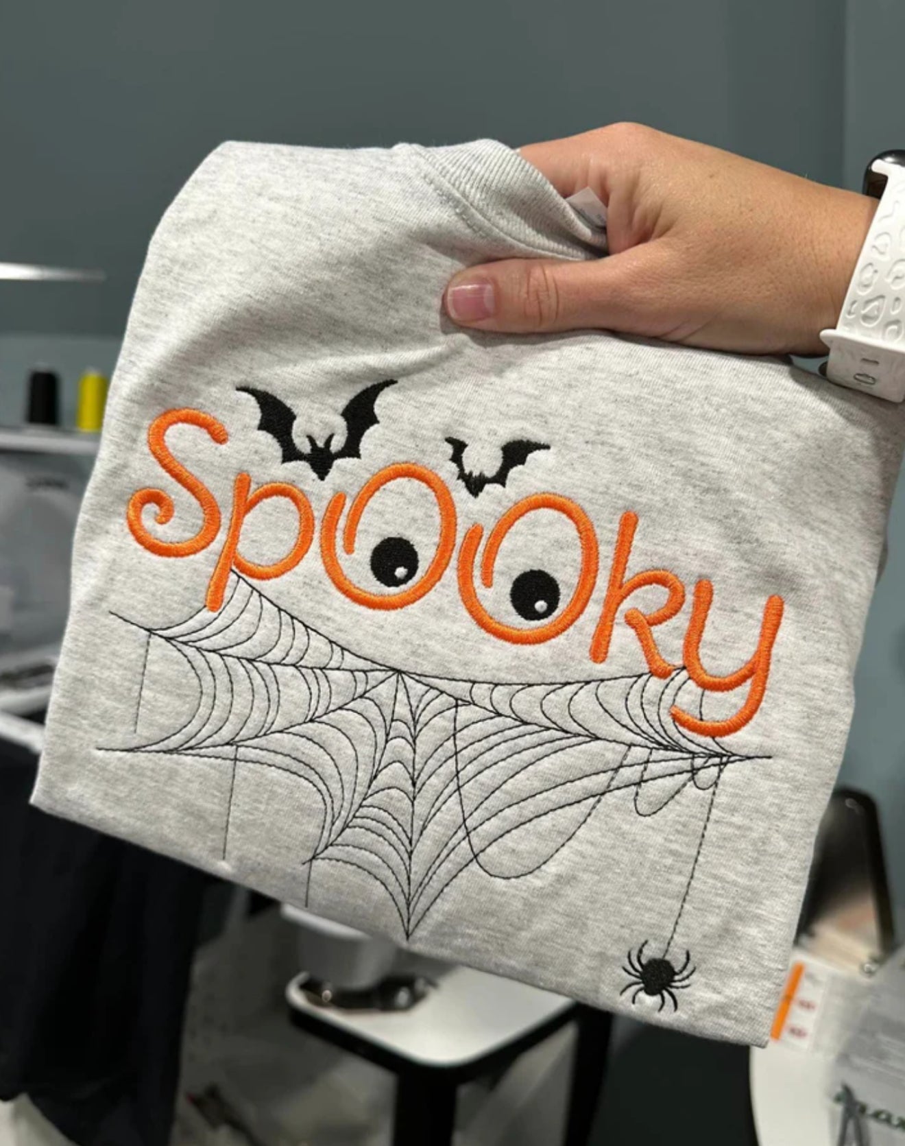 Spooky Eyes Embroidery