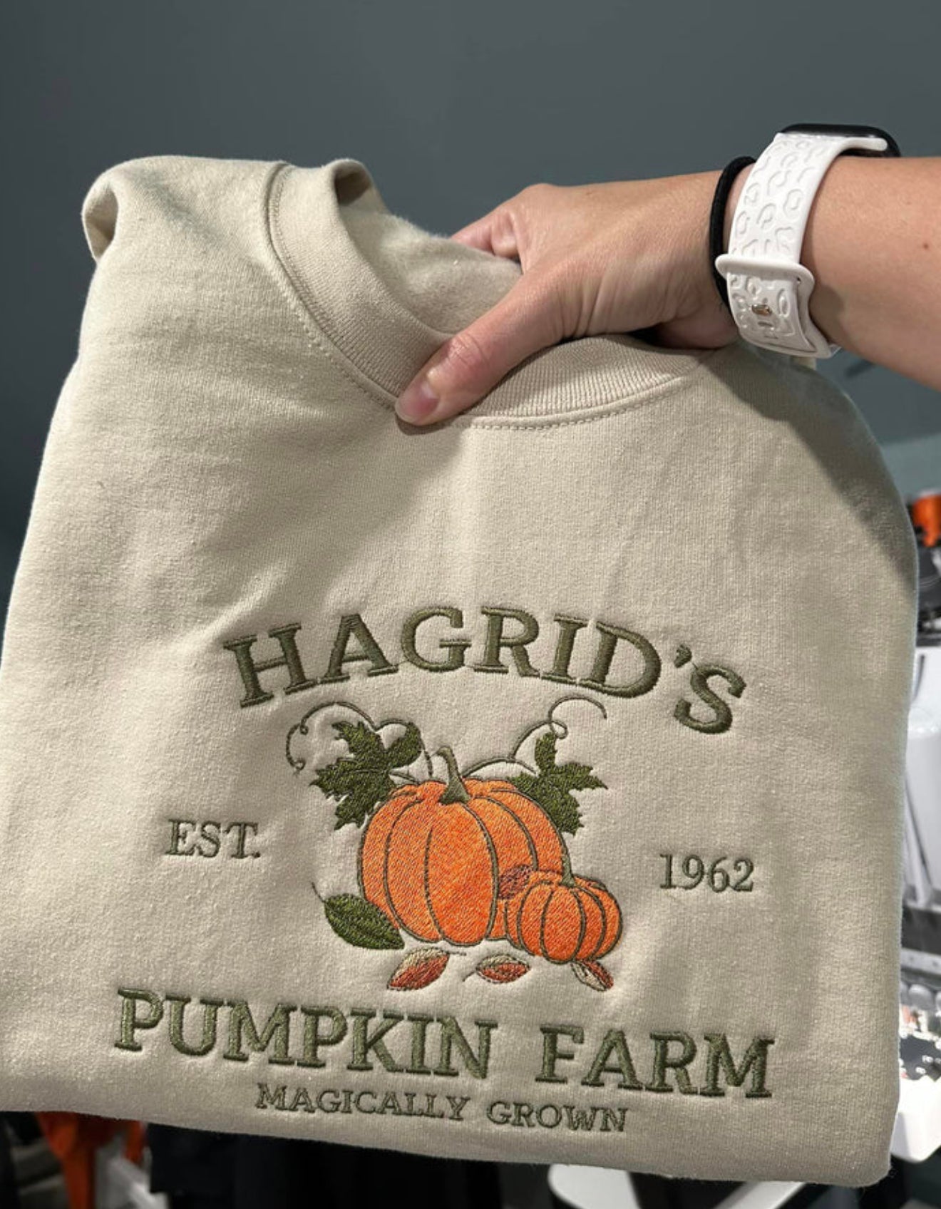 Pumpkin Farm Embroidery