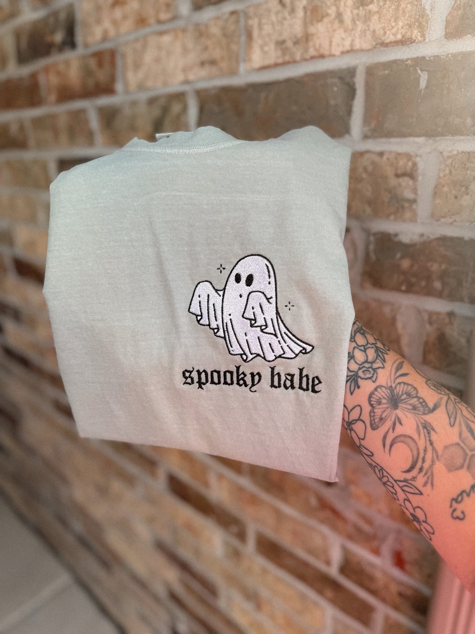 Embroidered Spooky Babe