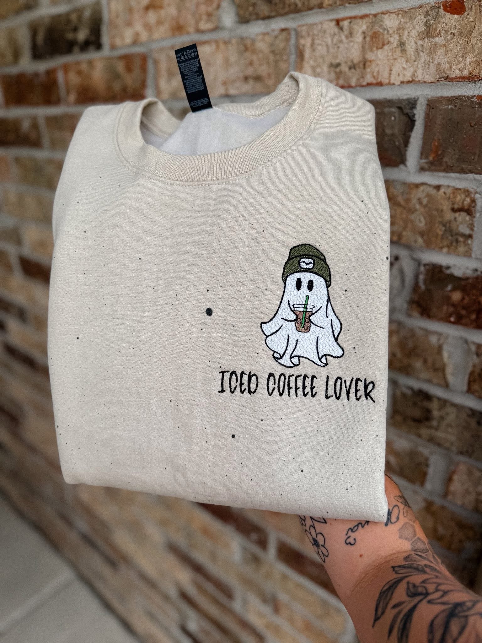 Embroidered Iced Coffee Lover