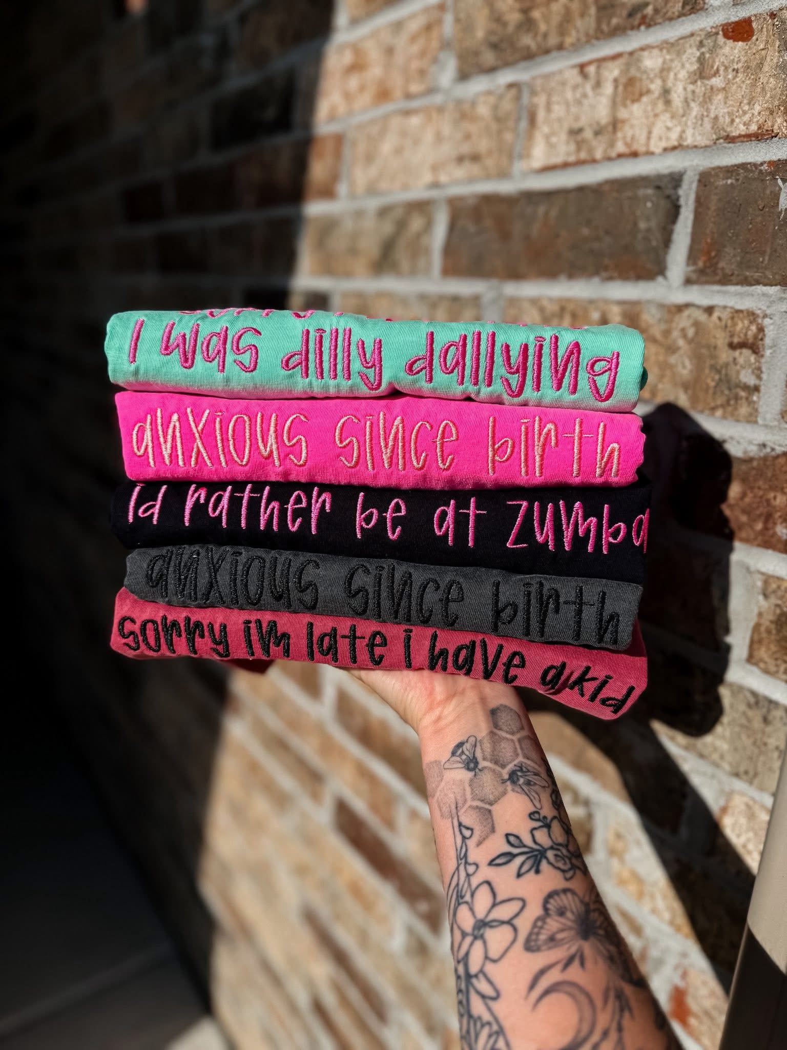 Embroidered You Choose Saying