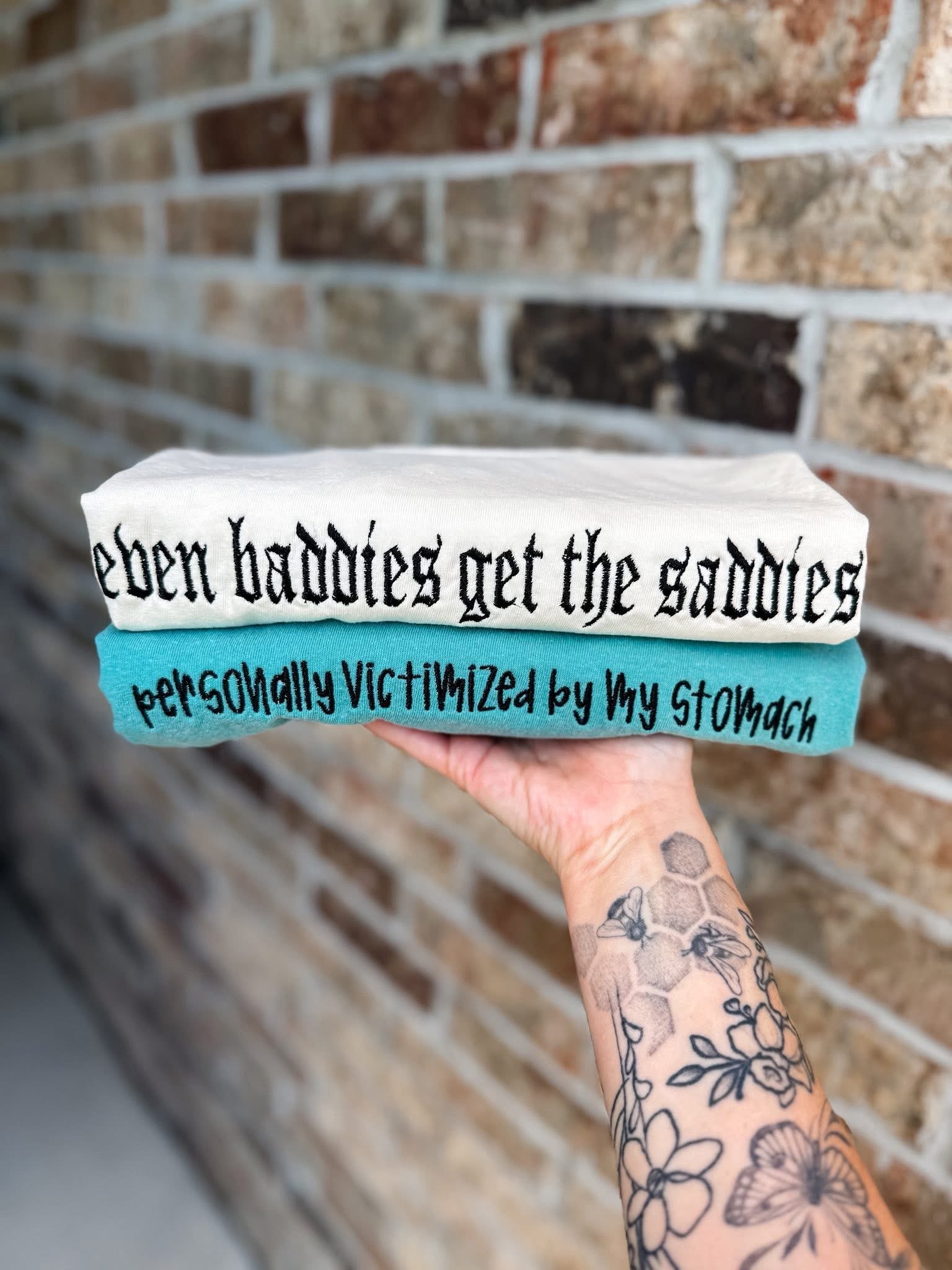 Embroidered You Choose Saying