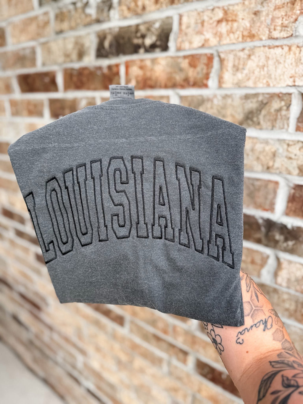 Embroidered State Name
