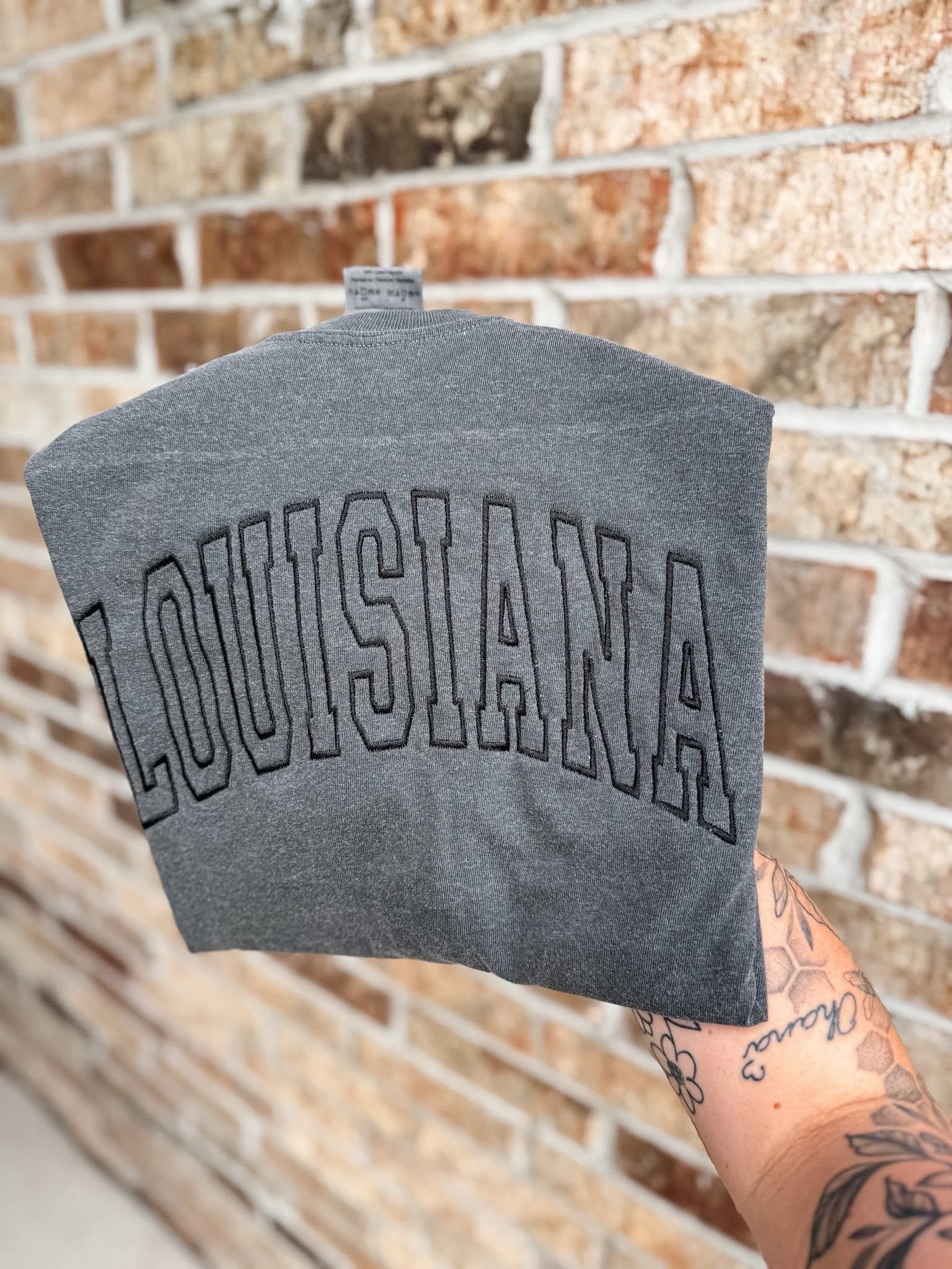 Embroidered State Name