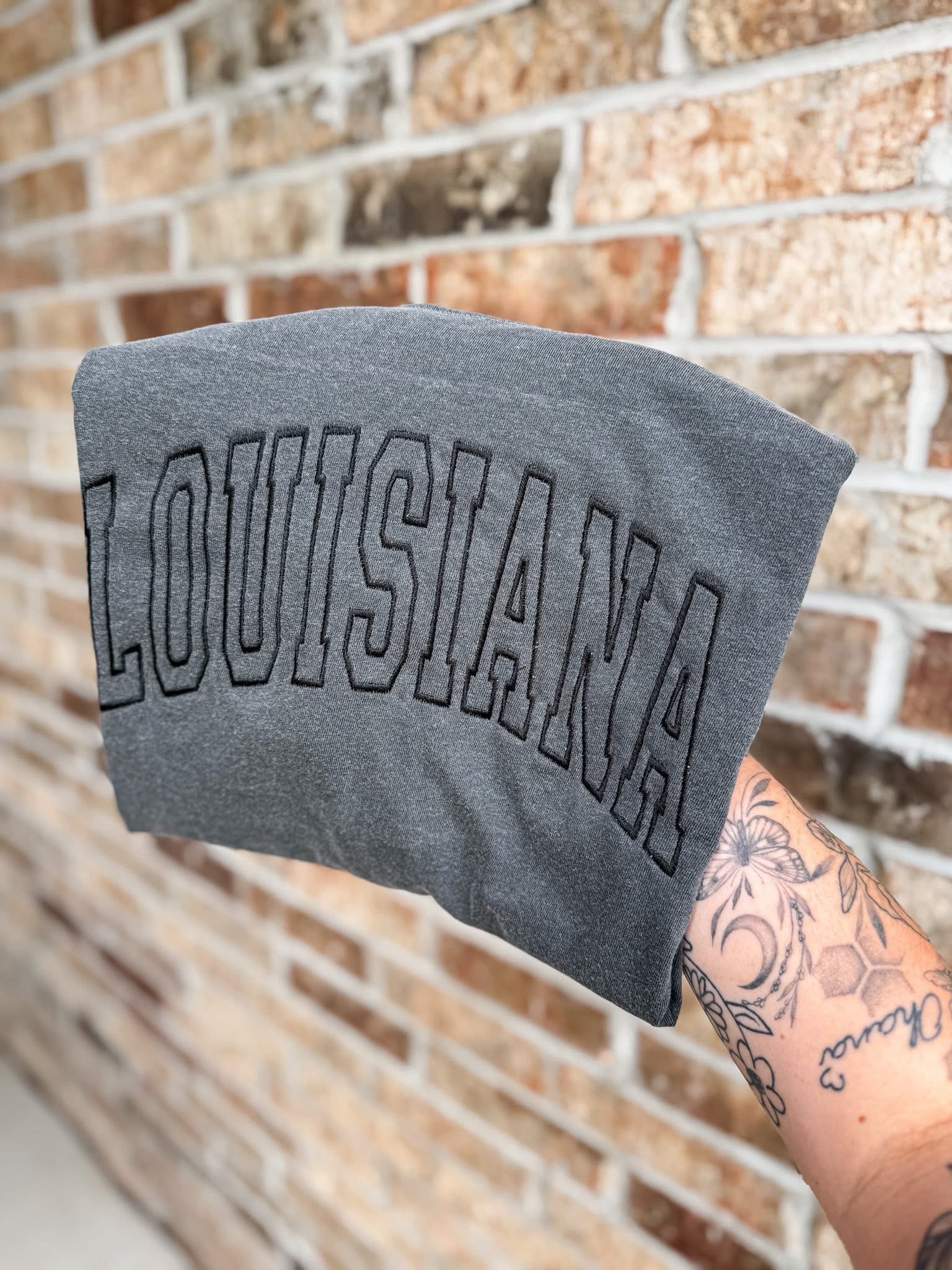 Embroidered State Name