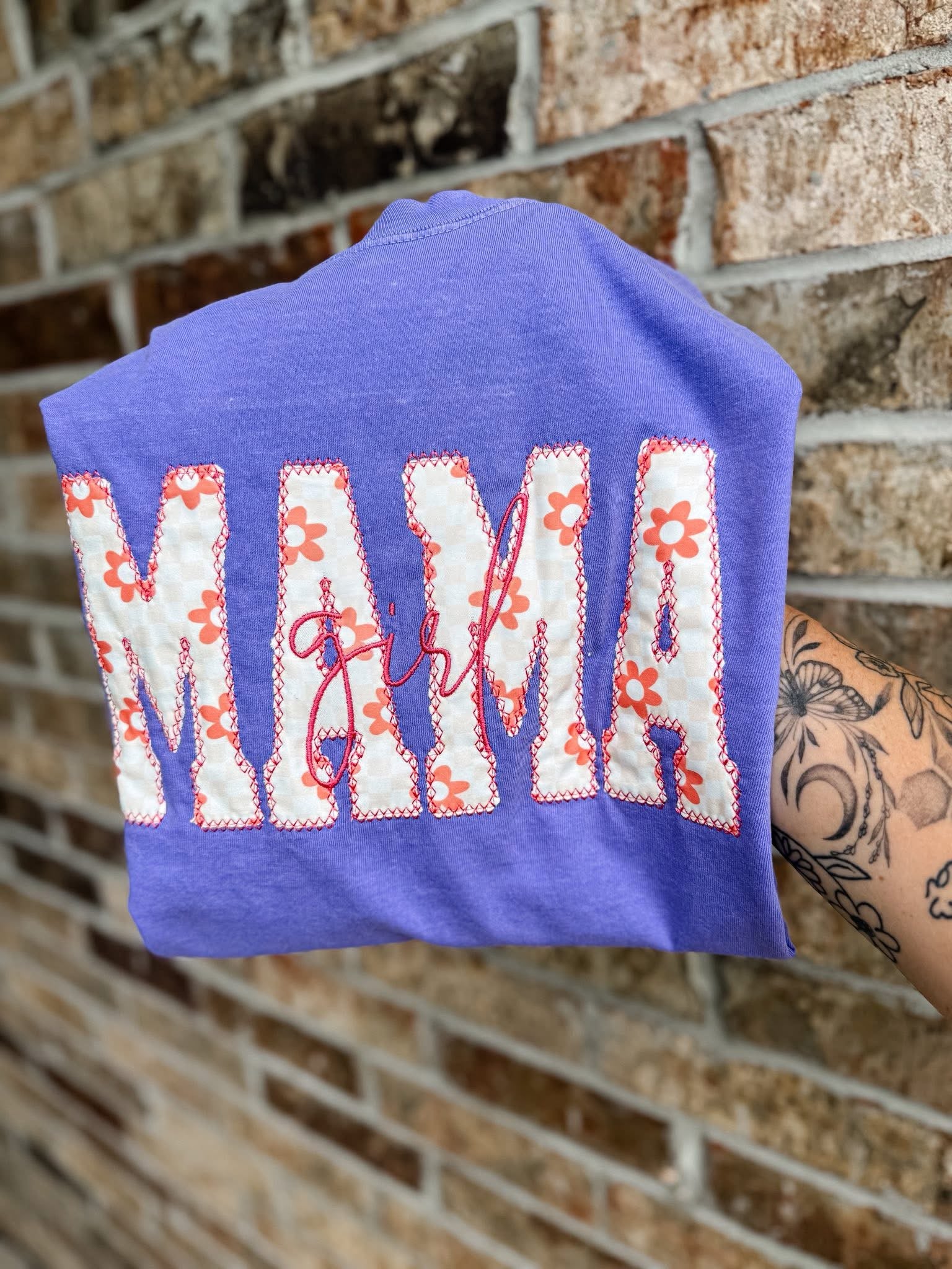 Embroidered Girl Mama