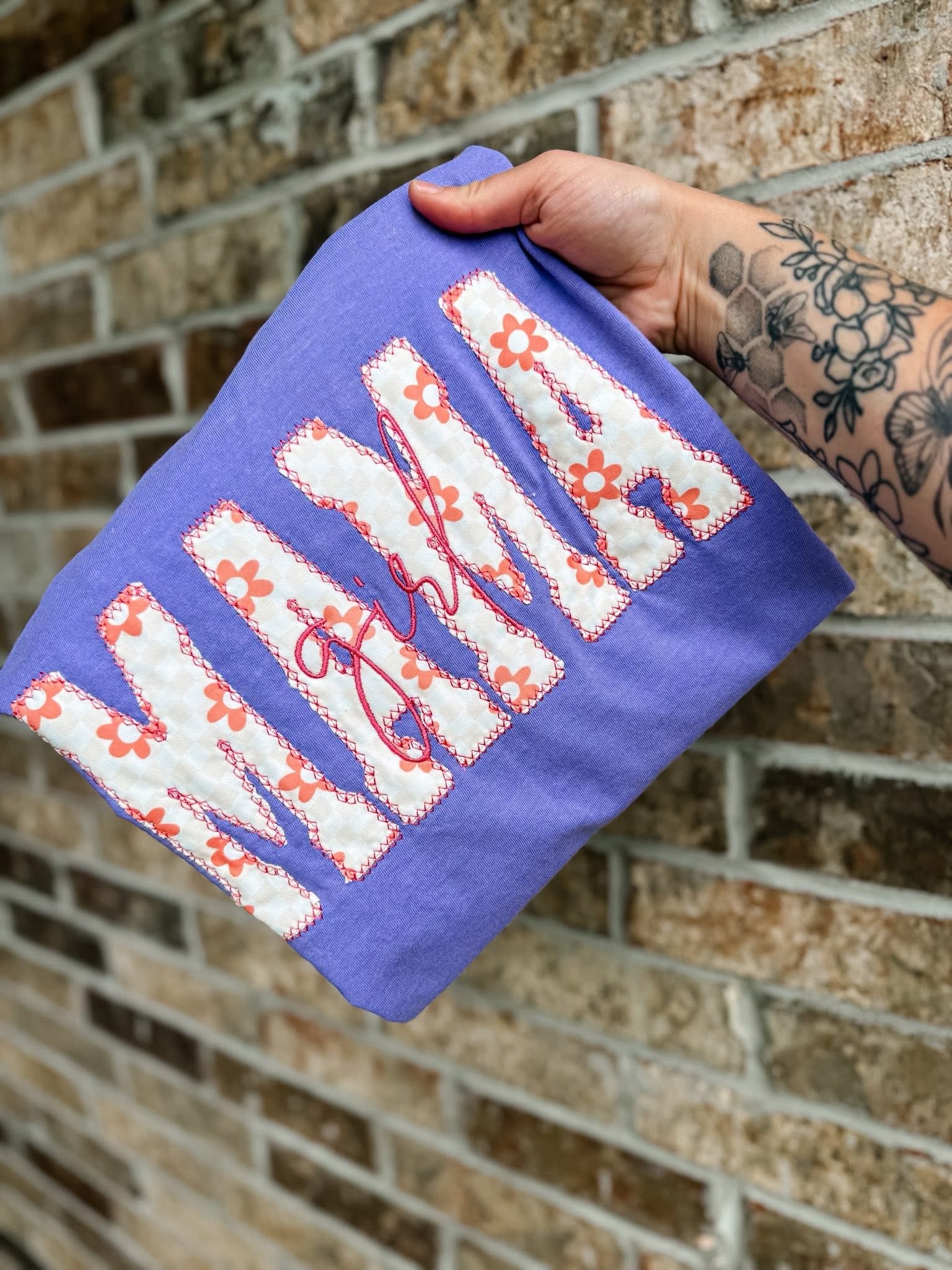 Embroidered Girl Mama