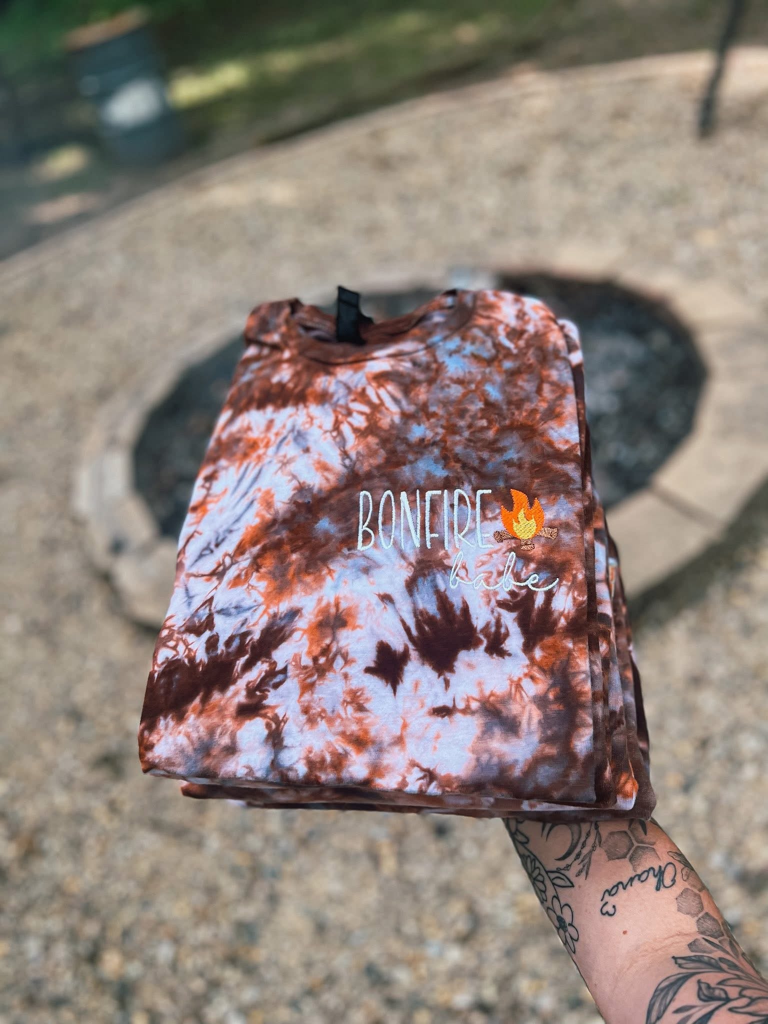 Embroidered Bonfire Babe
