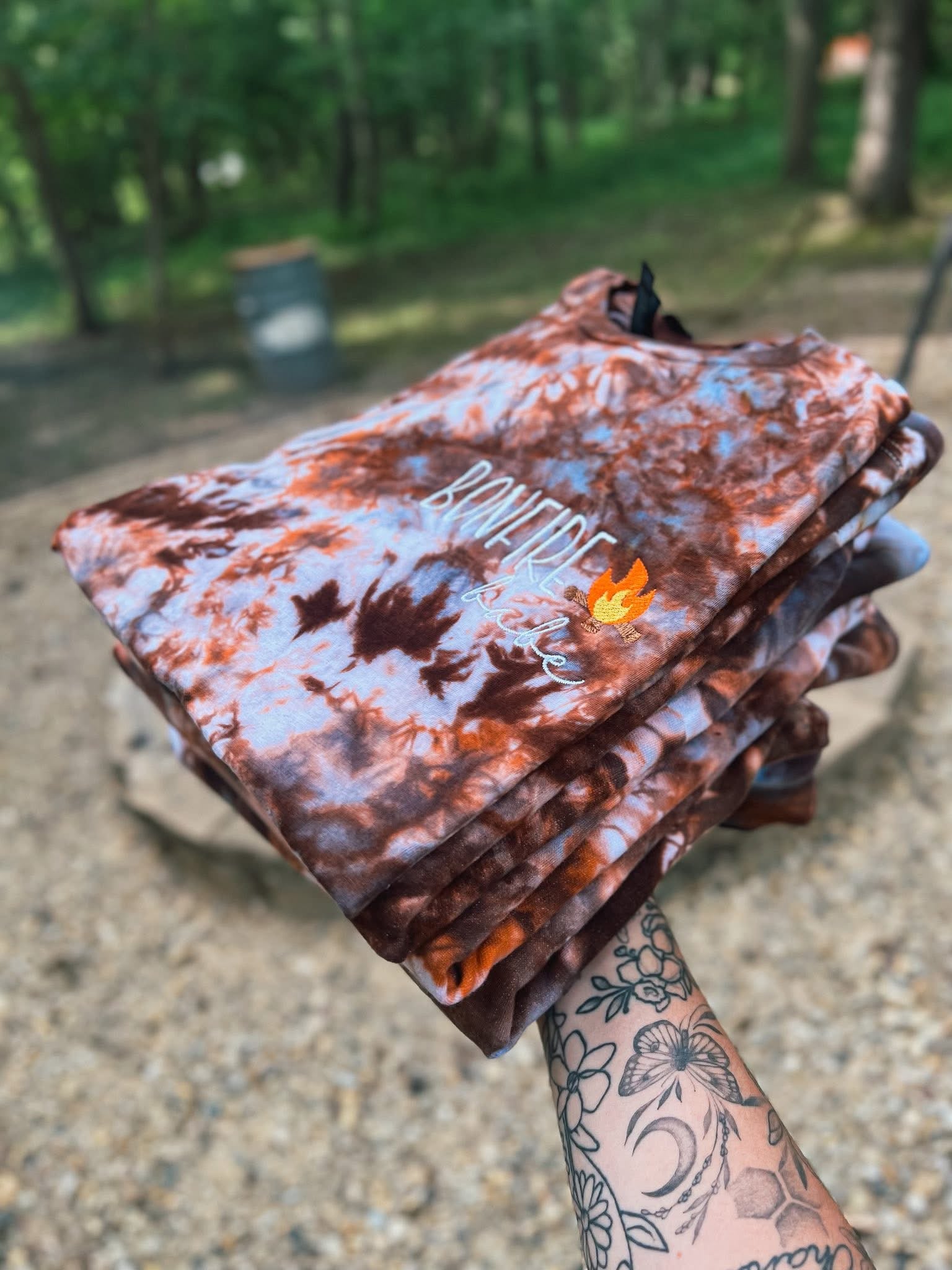 Embroidered Bonfire Babe
