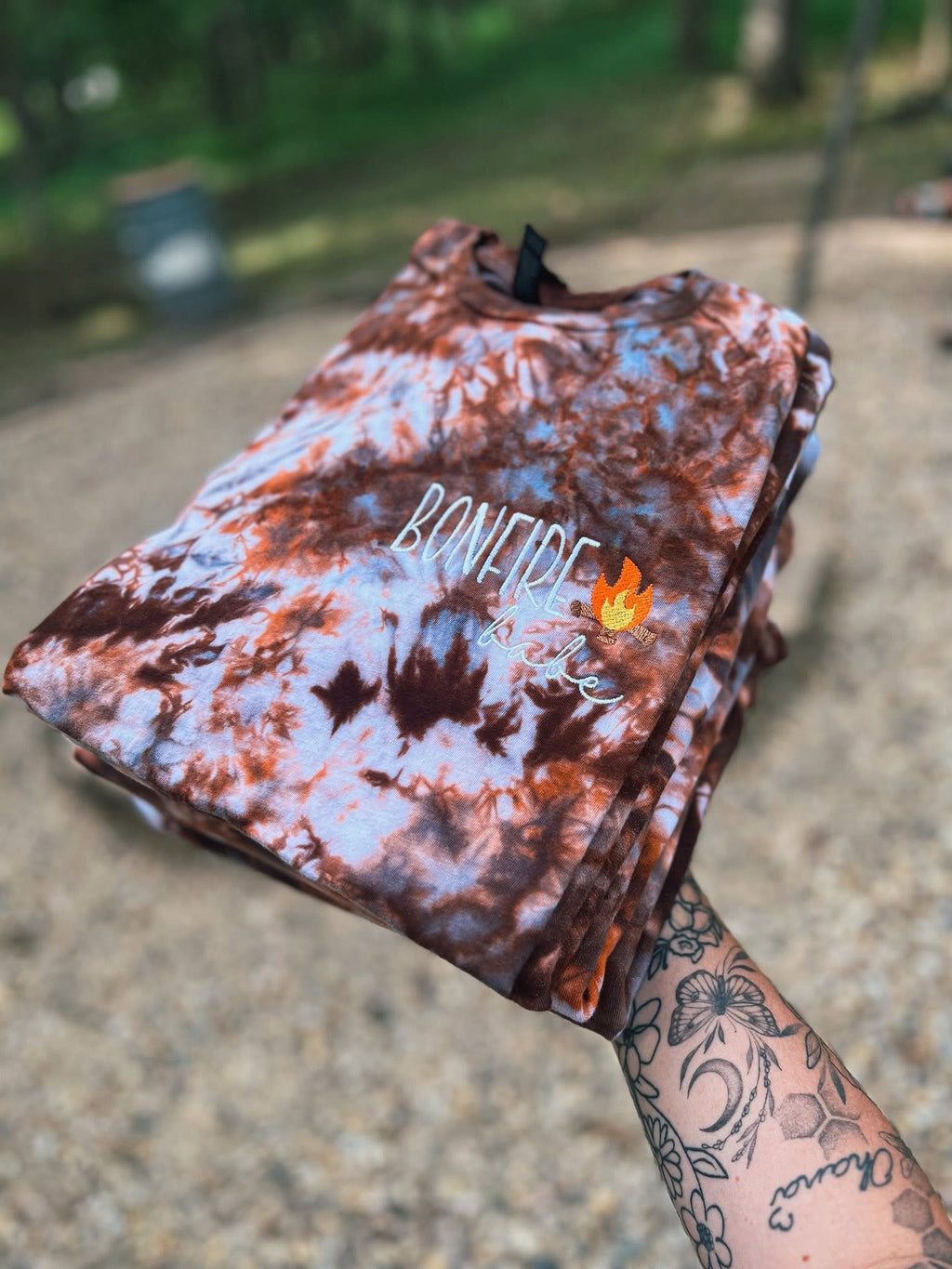 Embroidered Bonfire Babe