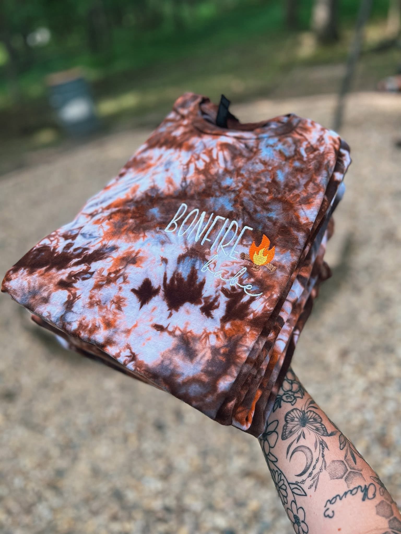 Embroidered Bonfire Babe