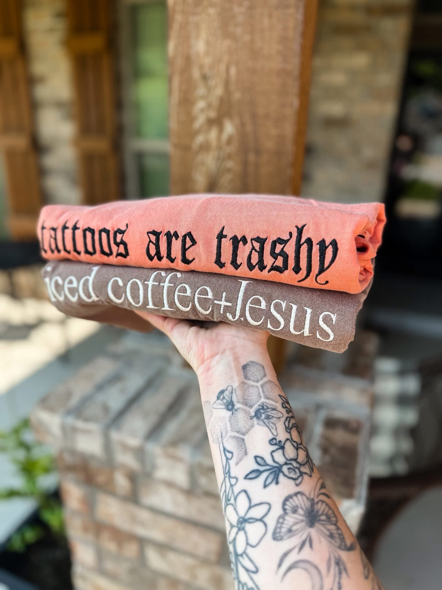 Embroidered You Choose Saying