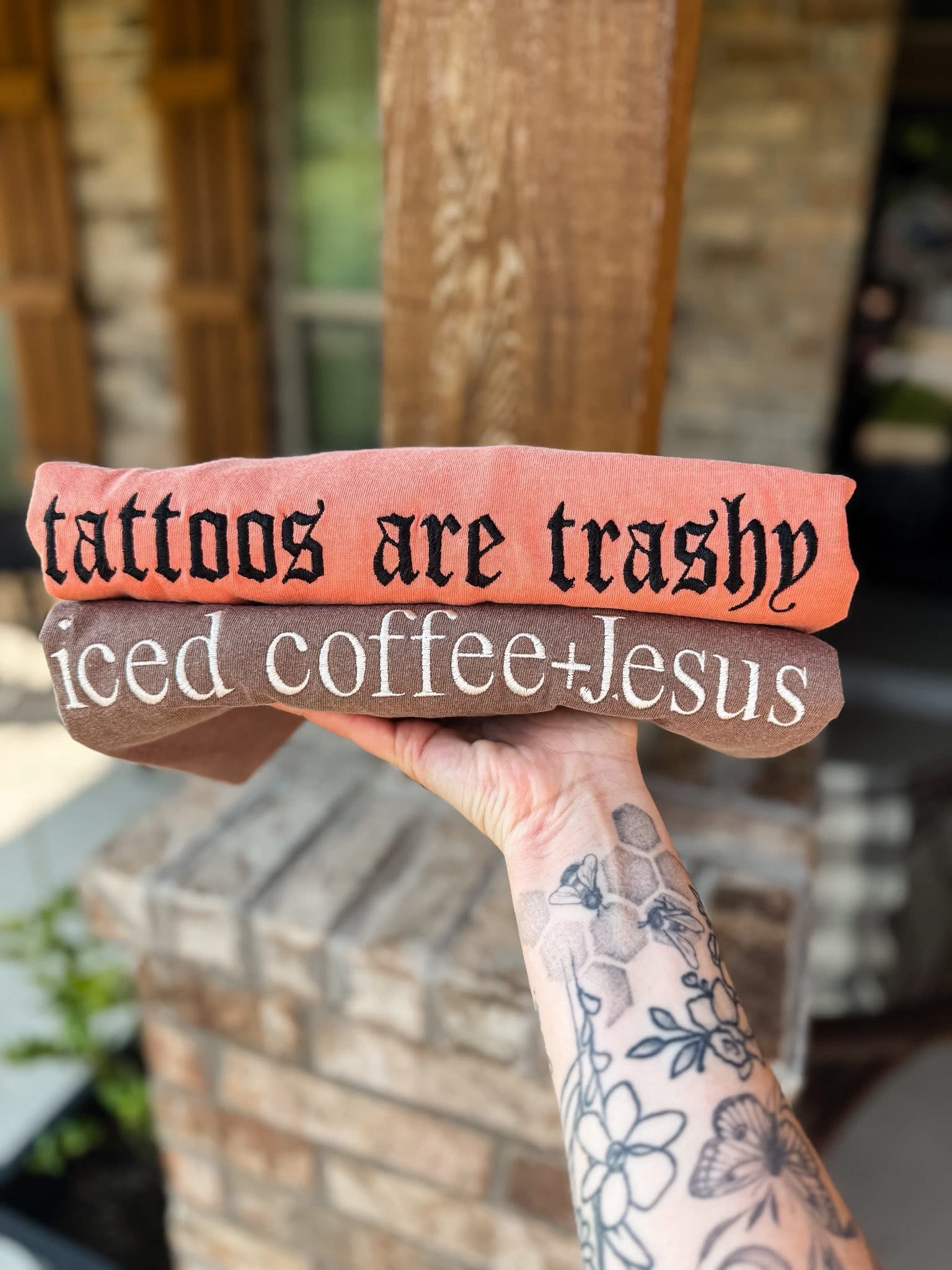 Embroidered You Choose Saying