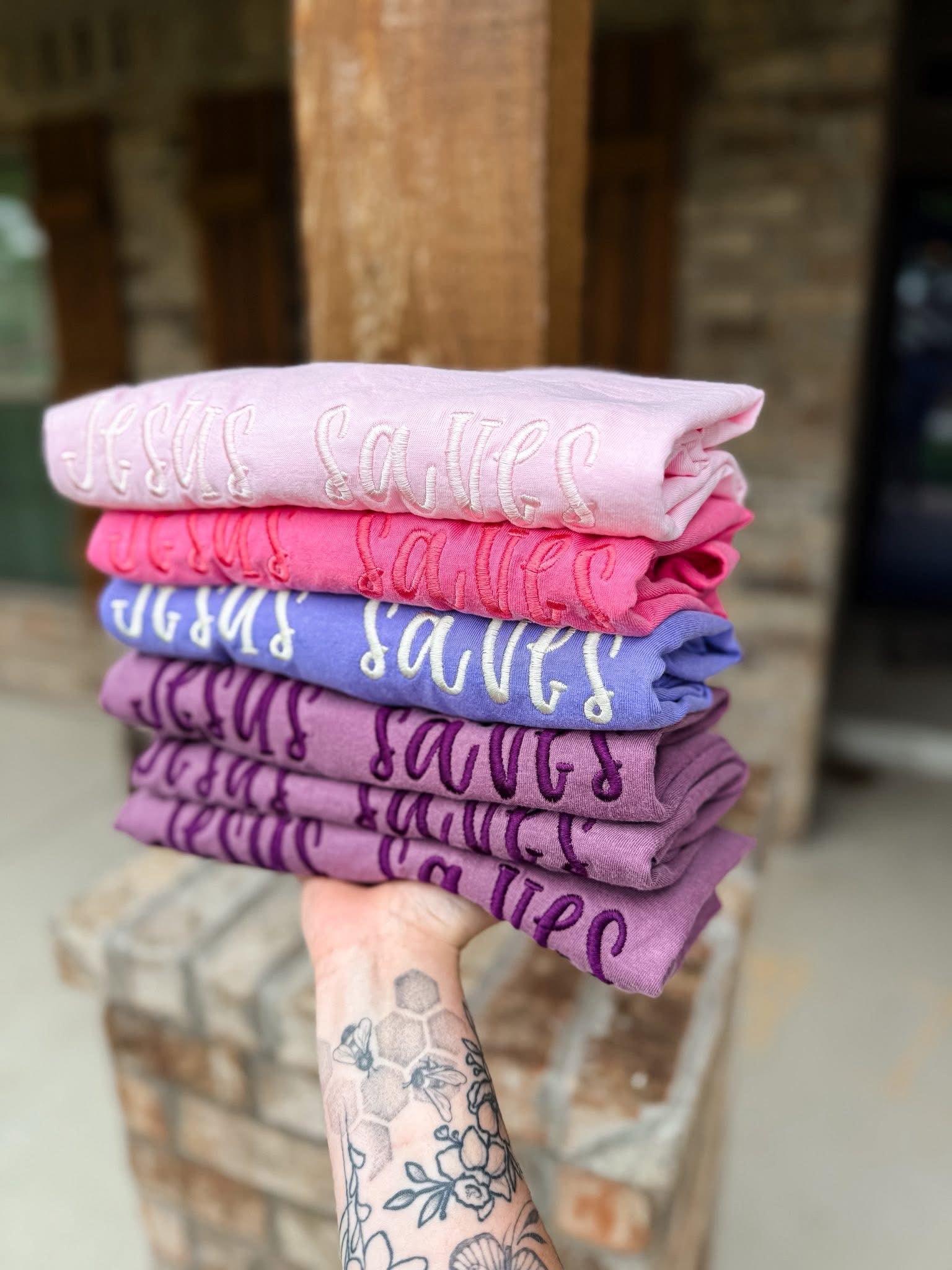 Embroidered Jesus Saves