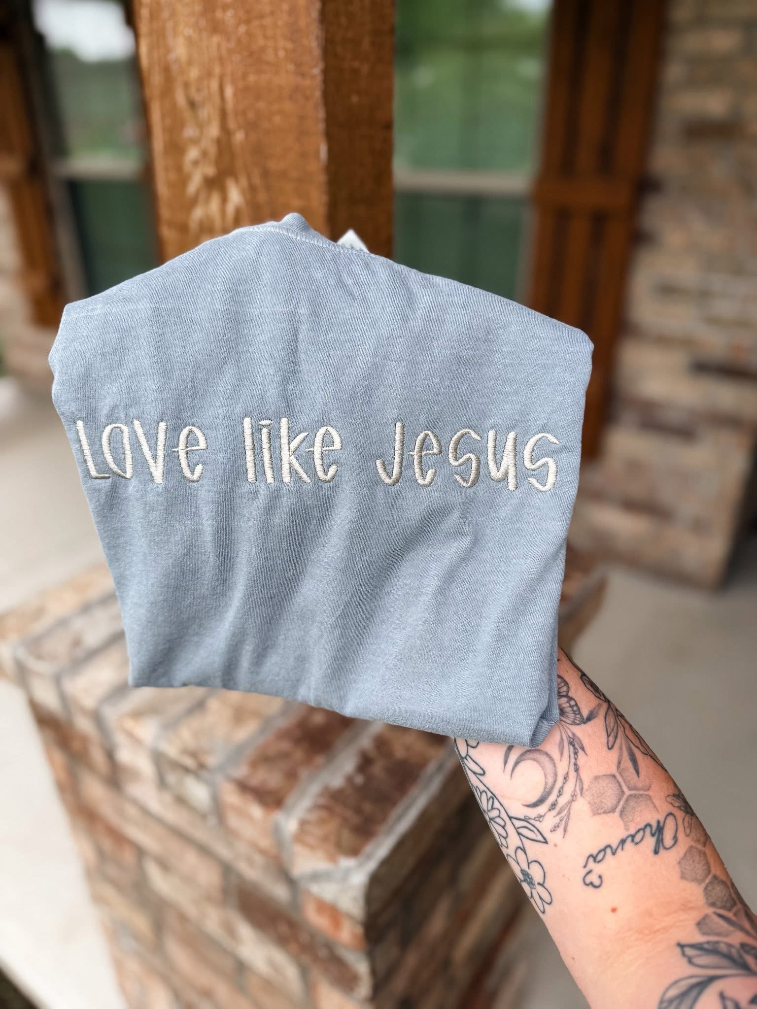Embroidered Love like Jesus