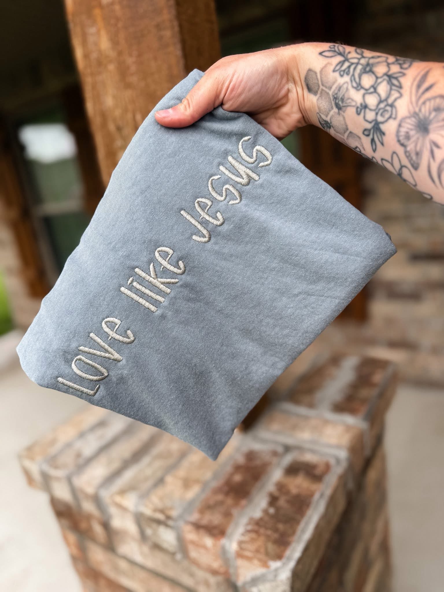 Embroidered Love like Jesus