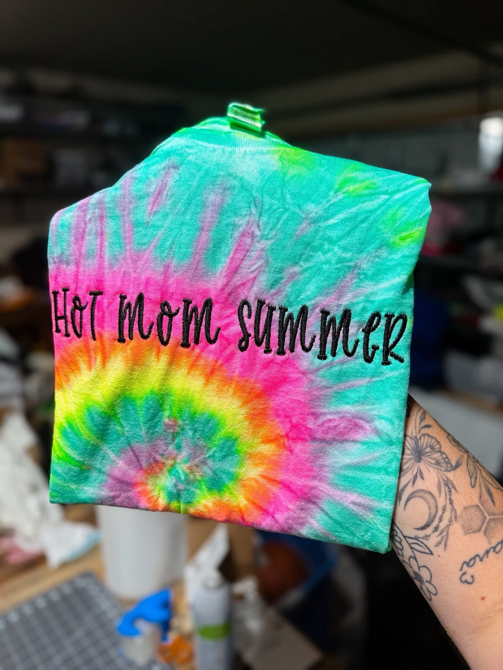 Embroidered TieDye Custom