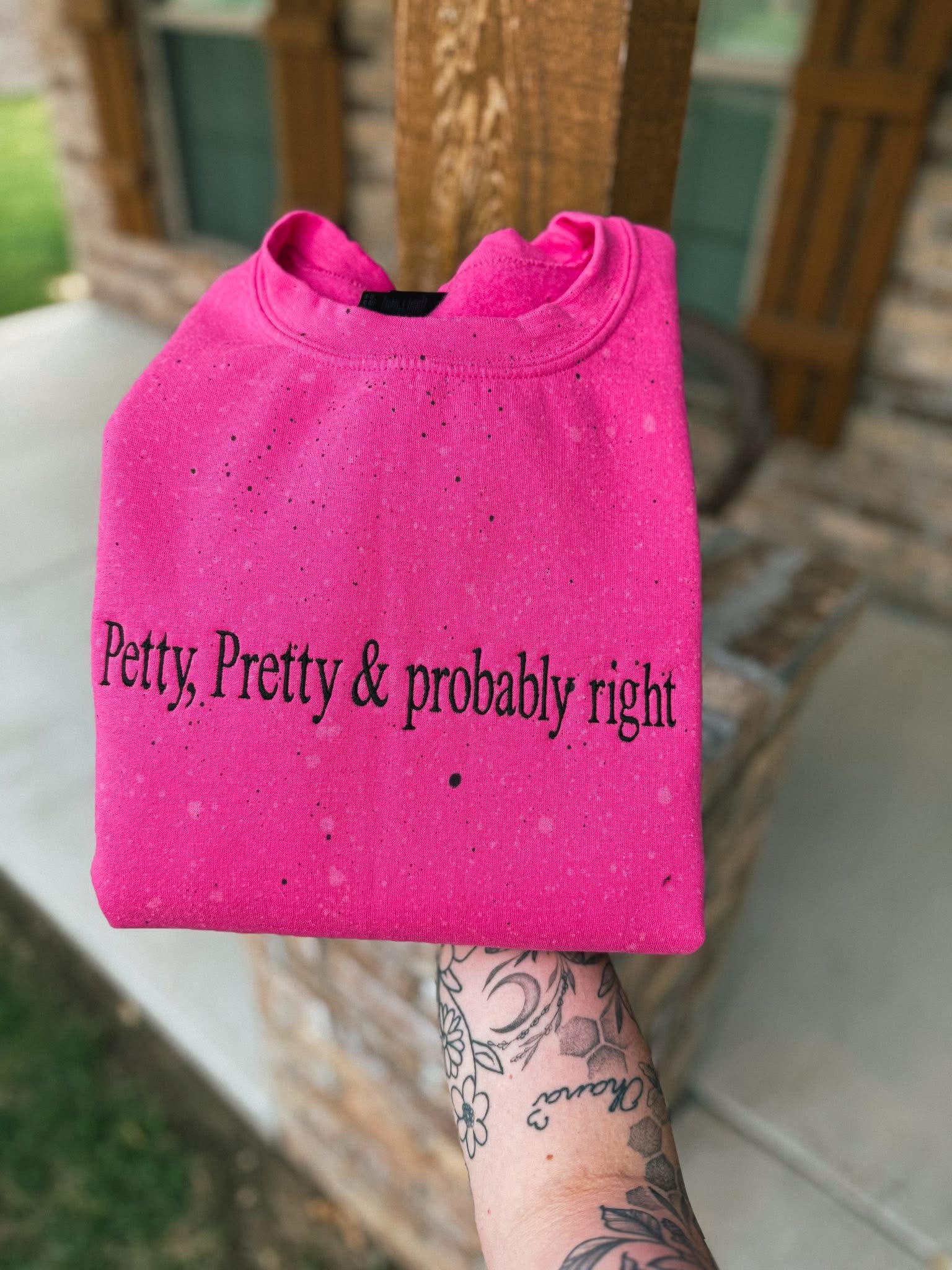 Embroidered Petty & Pretty