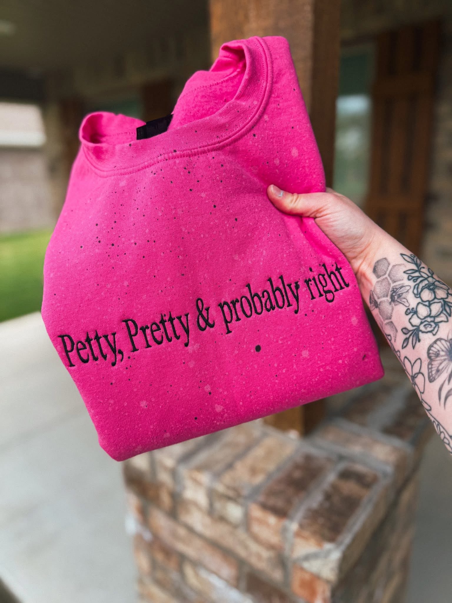Embroidered Petty & Pretty