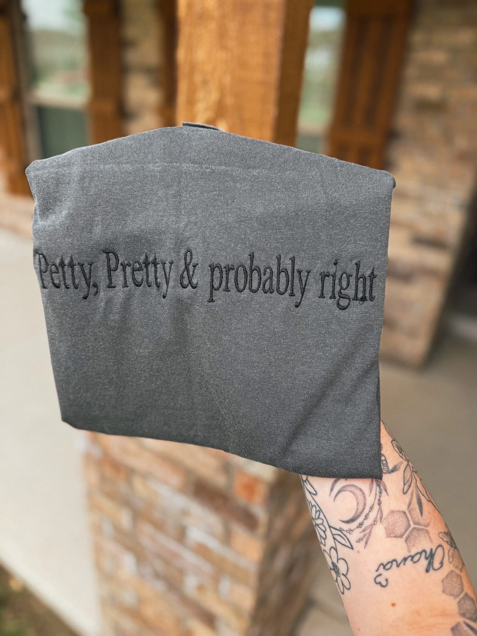 Embroidered Petty & Pretty