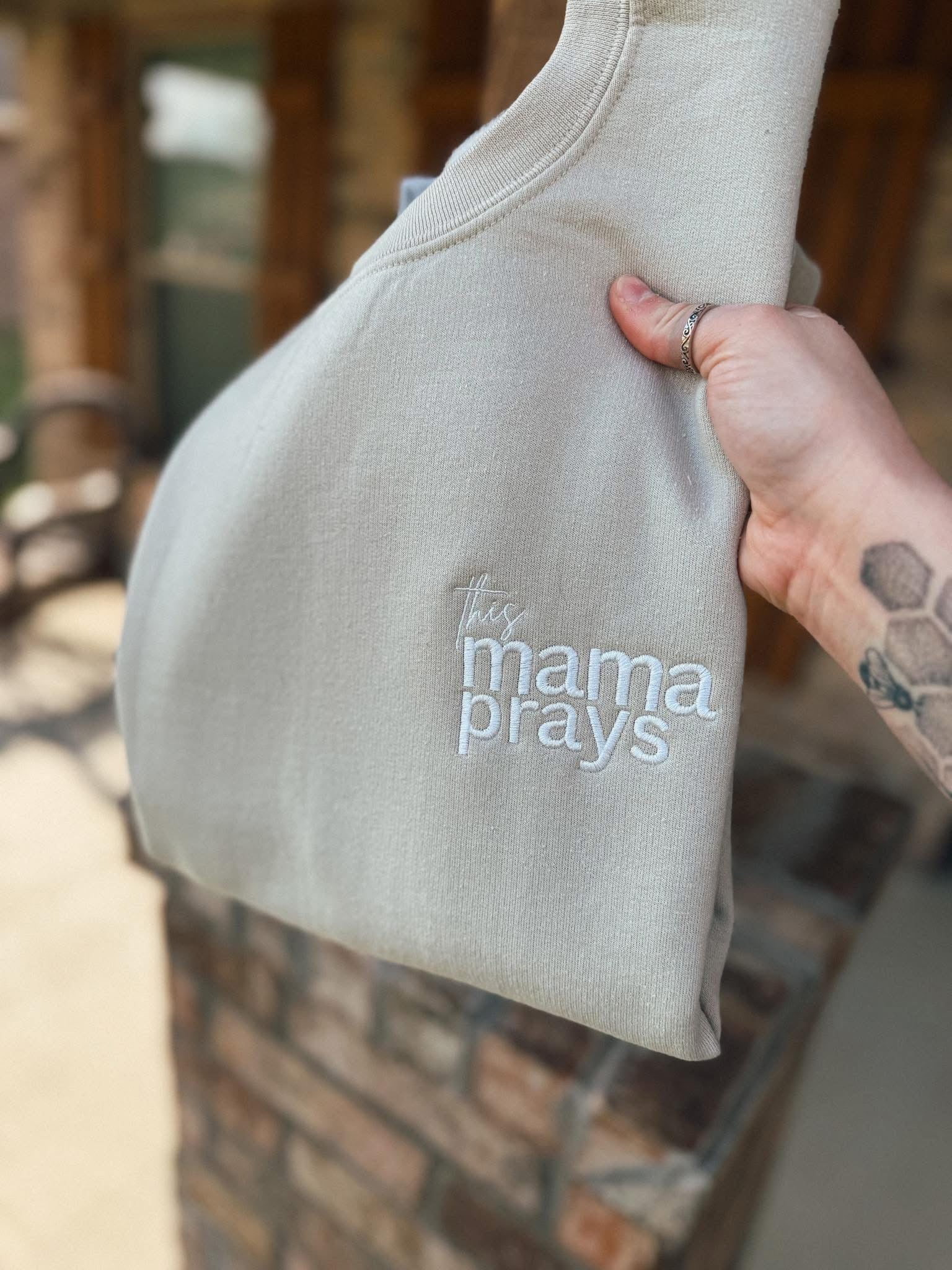 Embroidered This Mama Prays