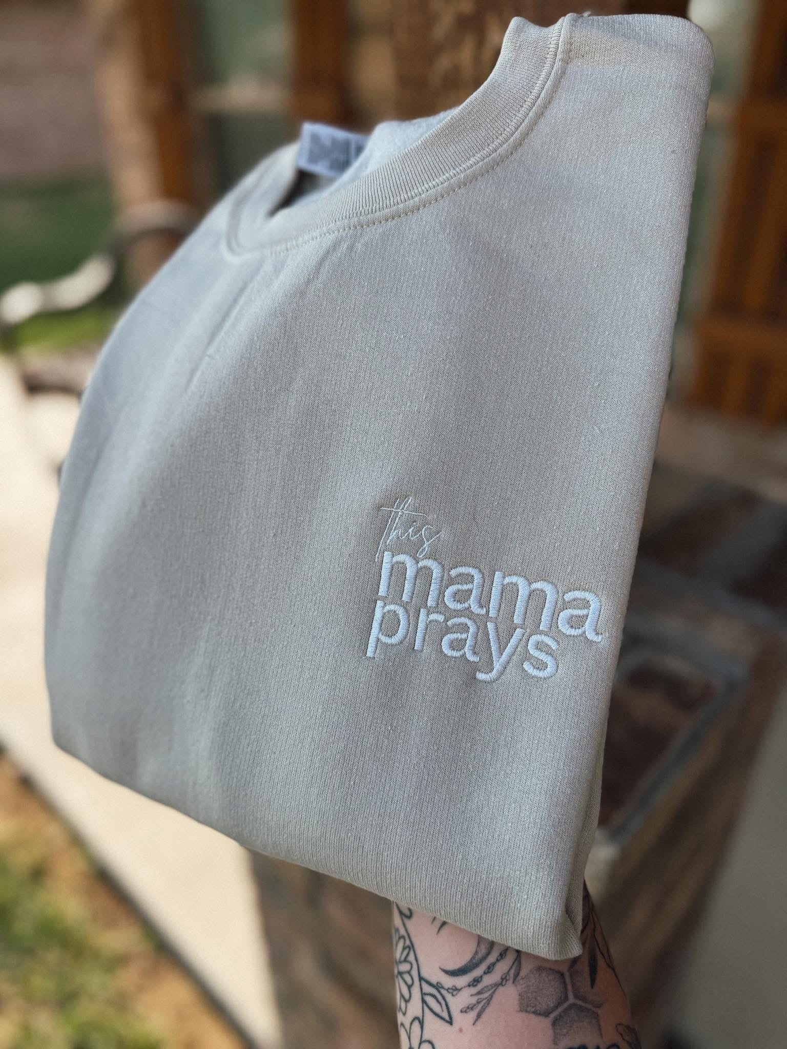 Embroidered This Mama Prays