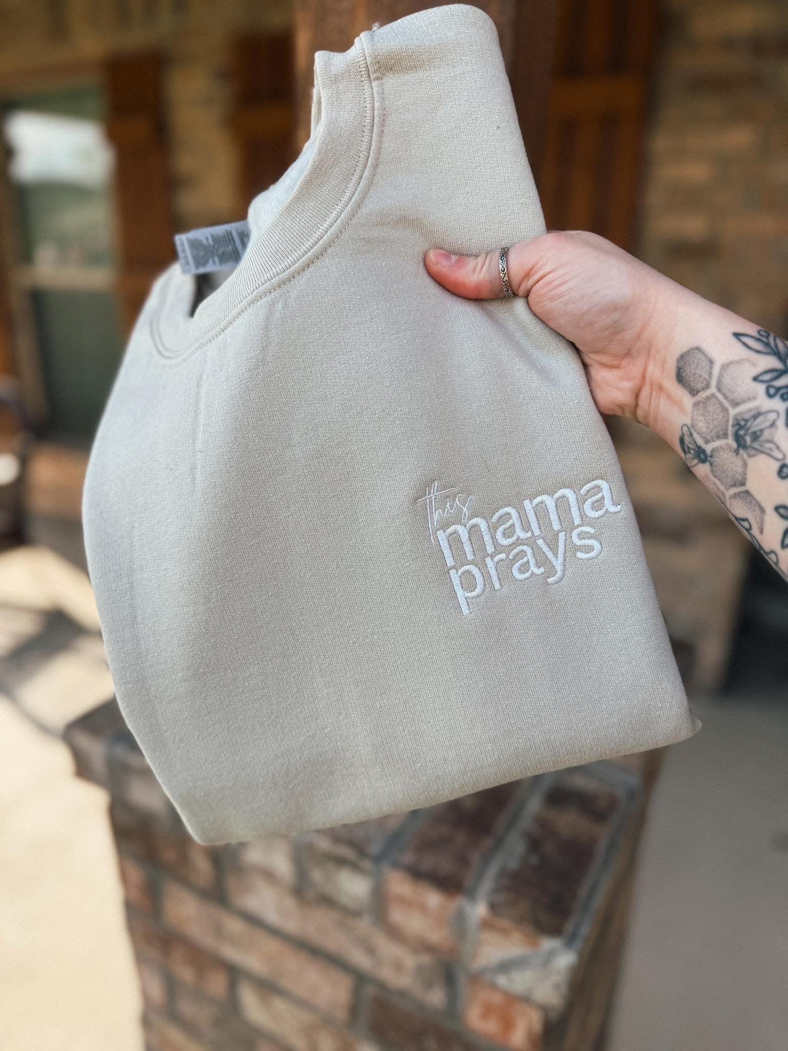 Embroidered This Mama Prays