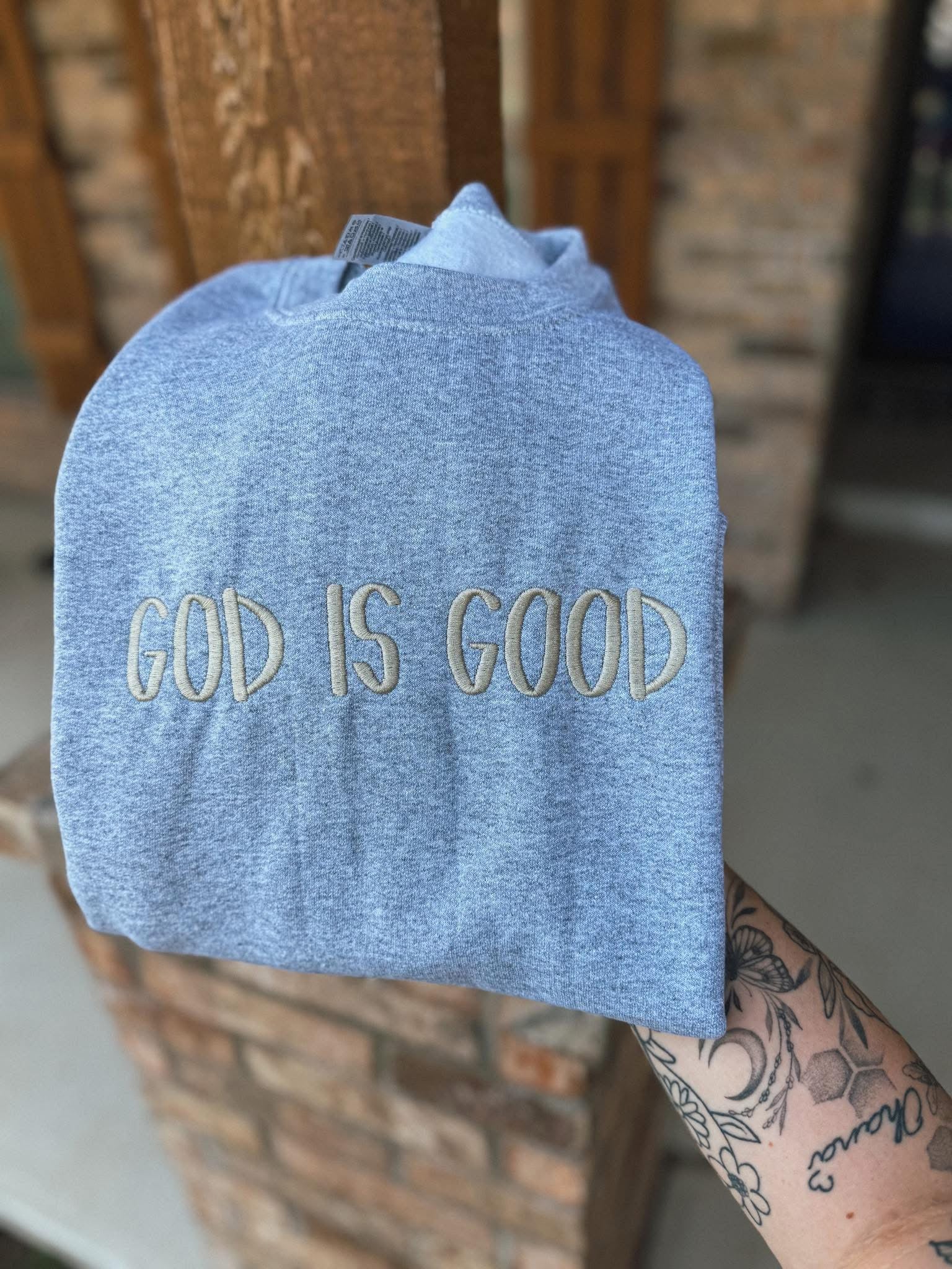Embroidered God is Good