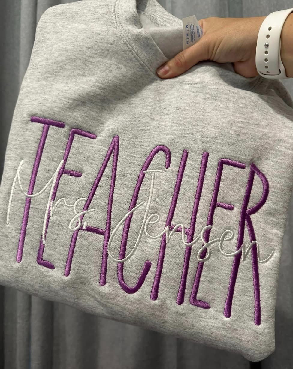 Double Title Embroidery