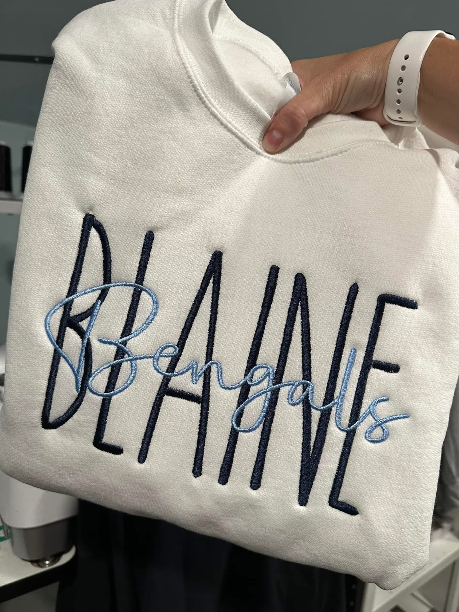 Double Title Embroidery
