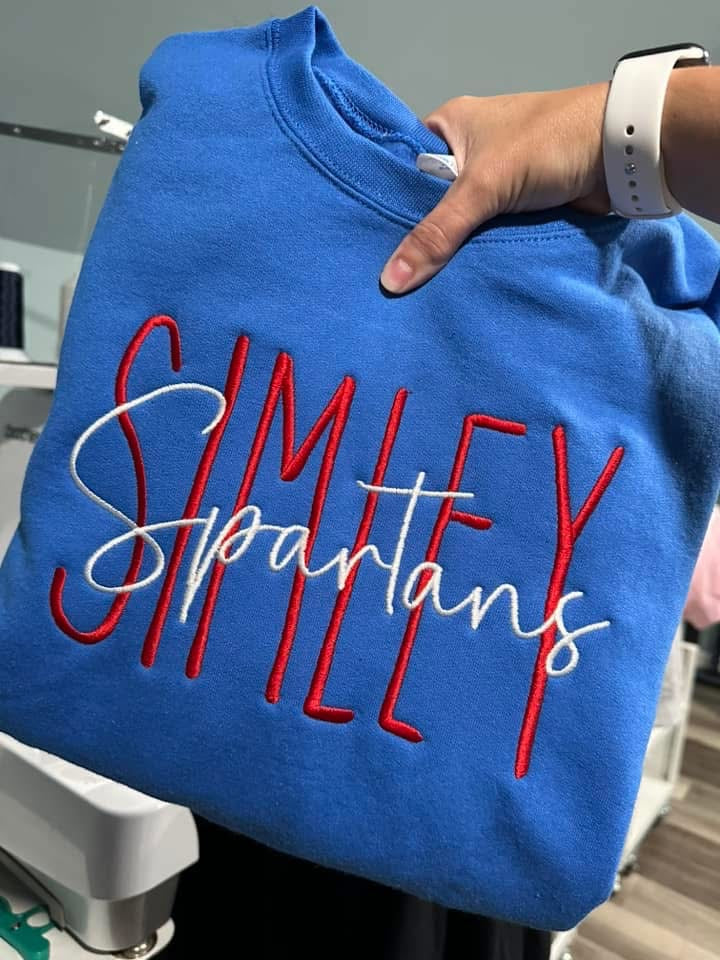 Double Title Embroidery