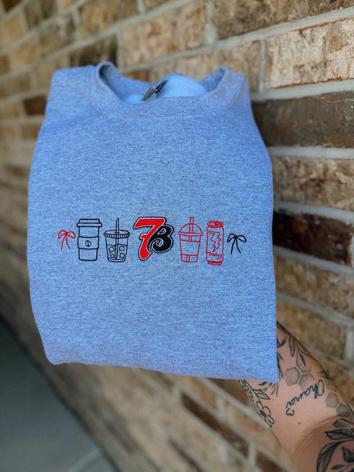 7B Coffee Embroidery
