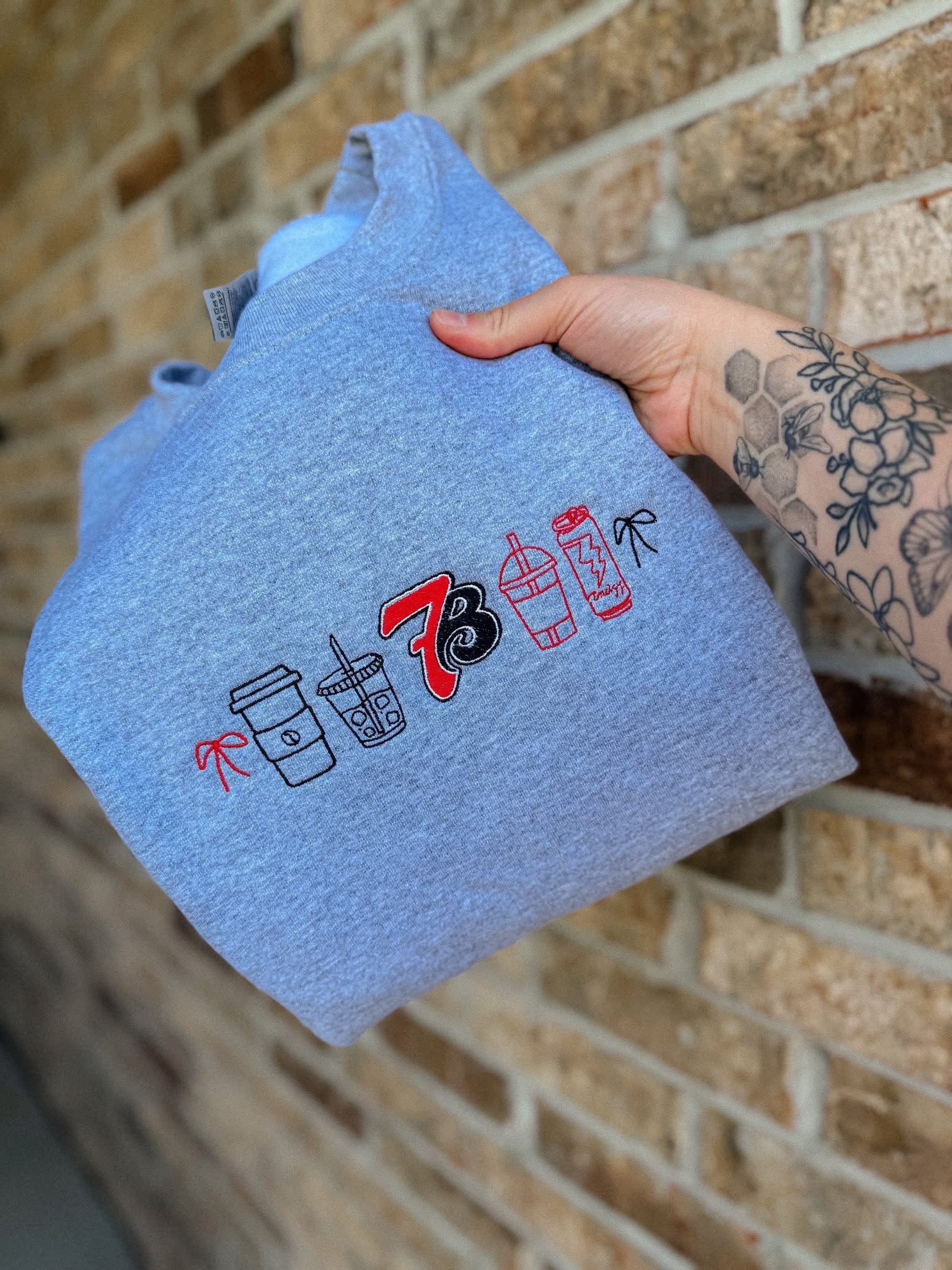 7B Coffee Embroidery