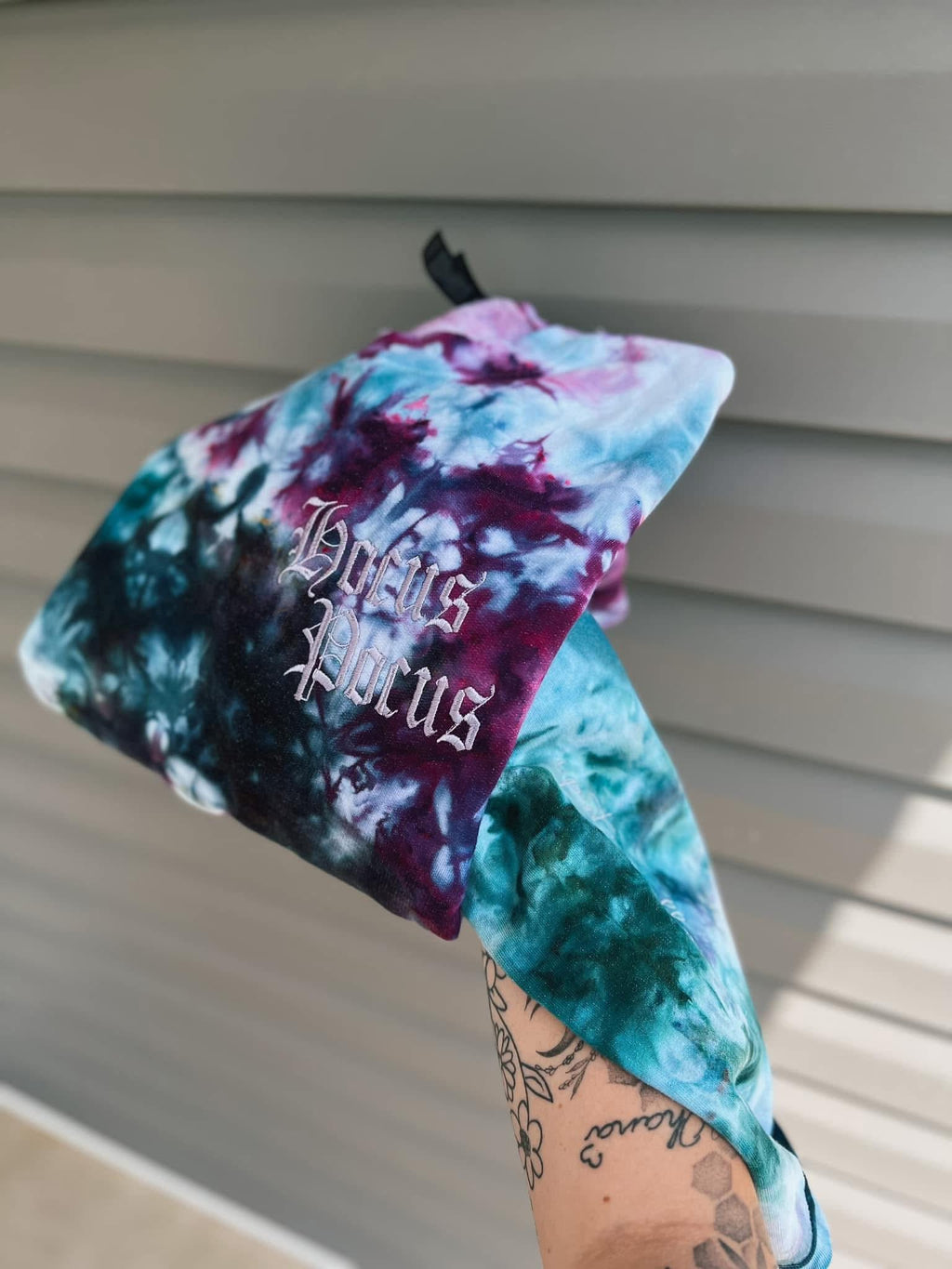Halloween Tie Dye Embroidery