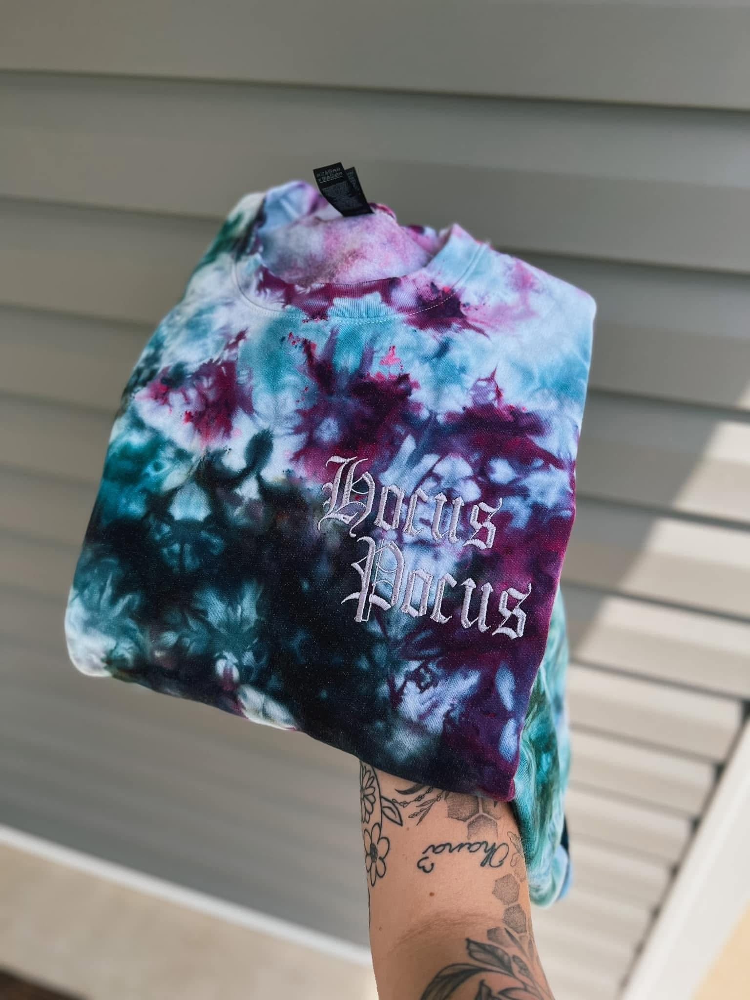 Halloween Tie Dye Embroidery