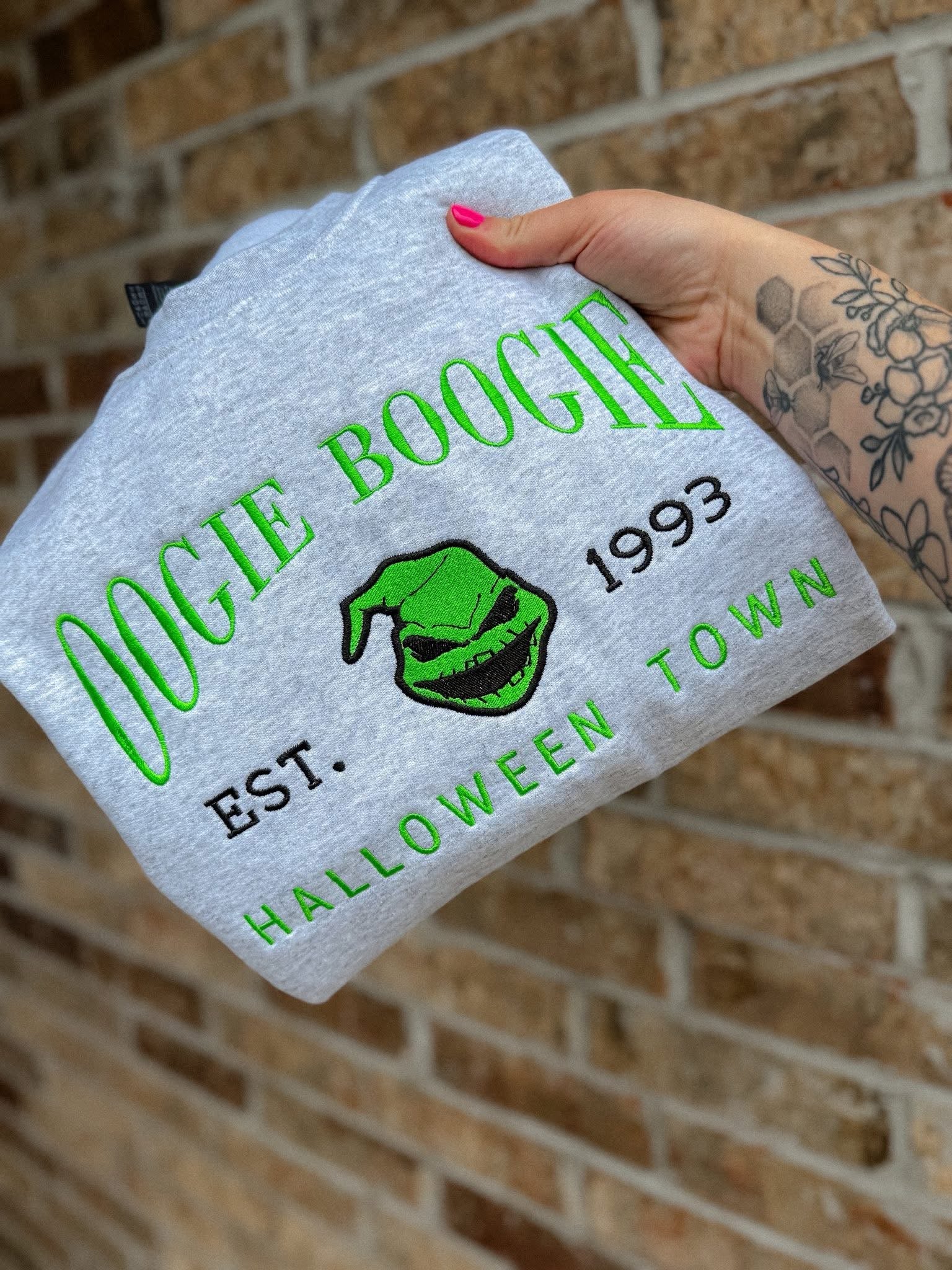Embroidered OOGIE BOOGIE