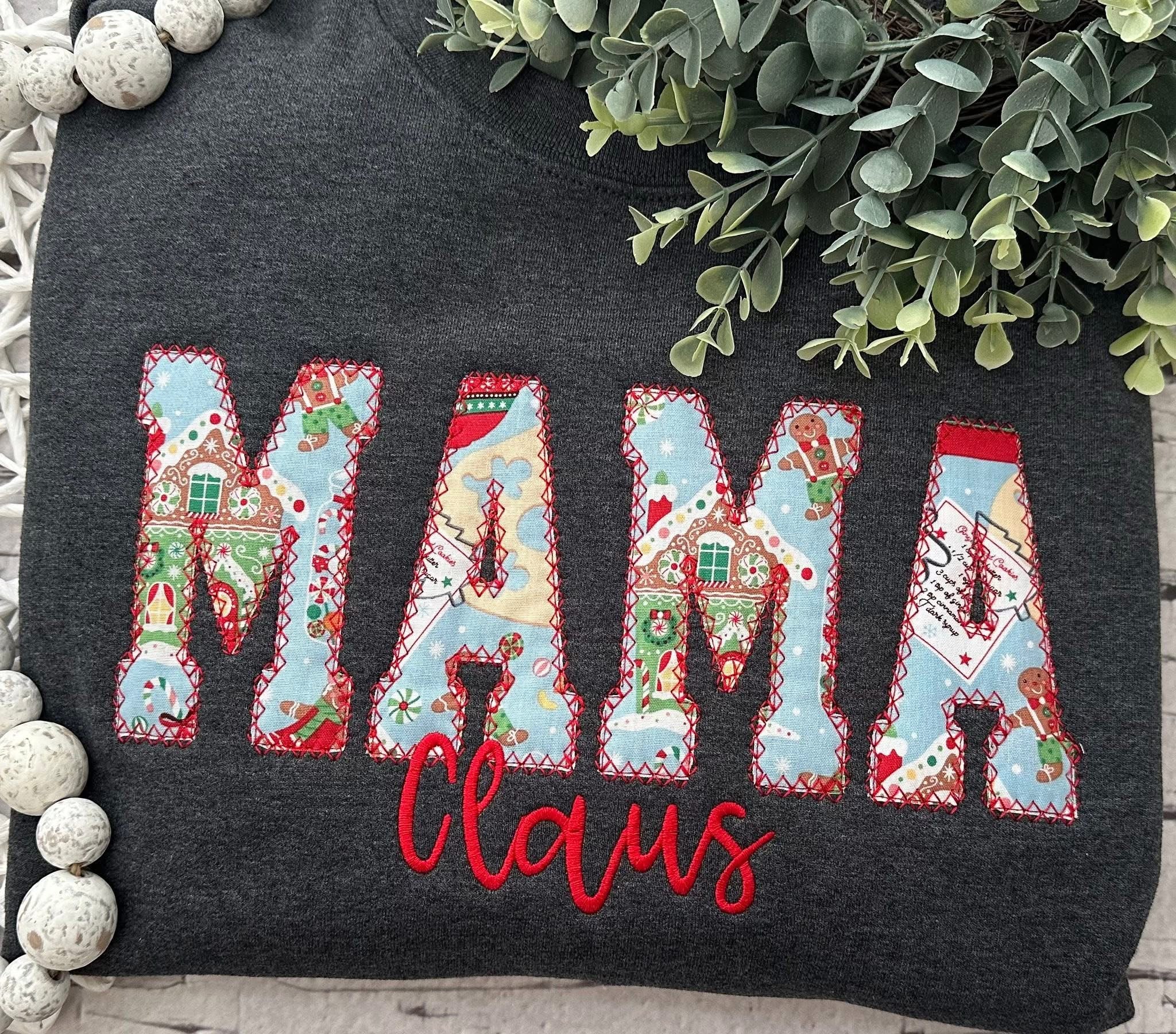 Mama Claus Embroidery