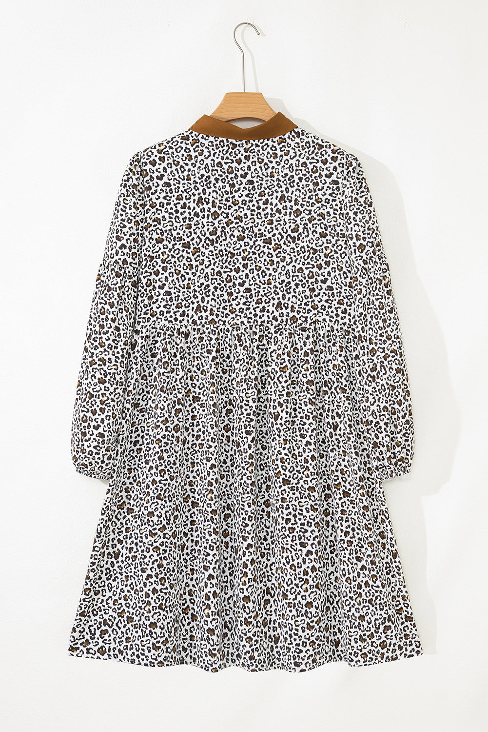 Khaki Leopard Plus Size Dress LT