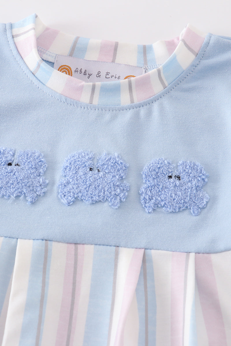 Crab french knot stripe boy bubble