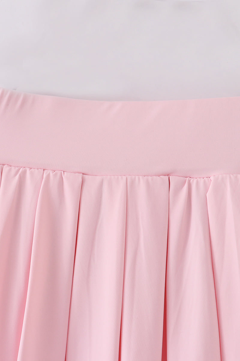 Pink Pleats active skorts