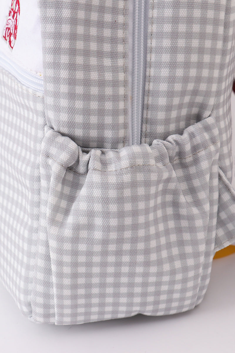 Mississippi state bulldogs embroidery boy backpack